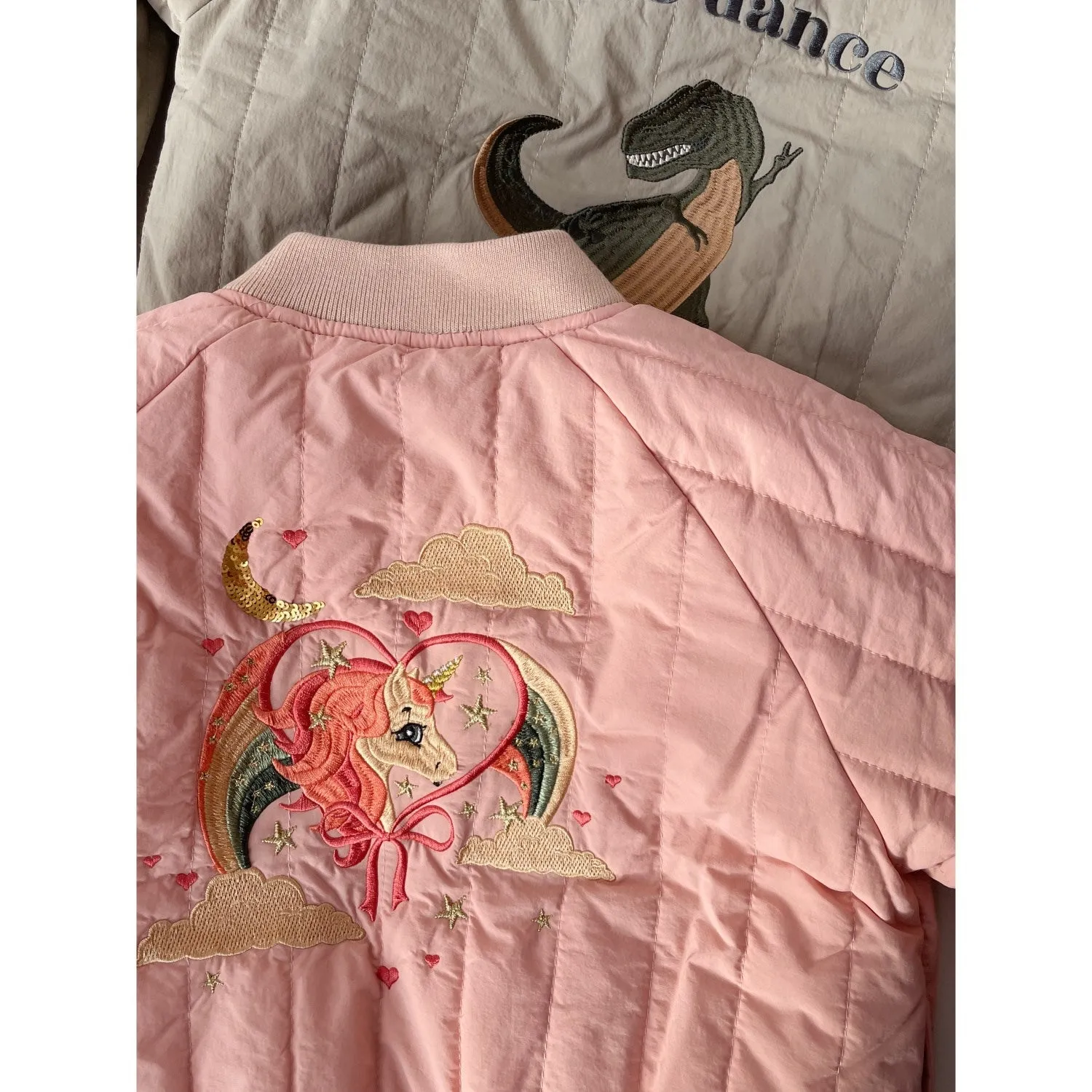 Konges Sl?jd Mellow Rose Juno Bomber Jacket Convertible Silhouette