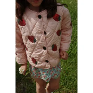 Konges Sl?jd Strawberry Flora Jacket Cotton Twill Comfort Stretch Fabric