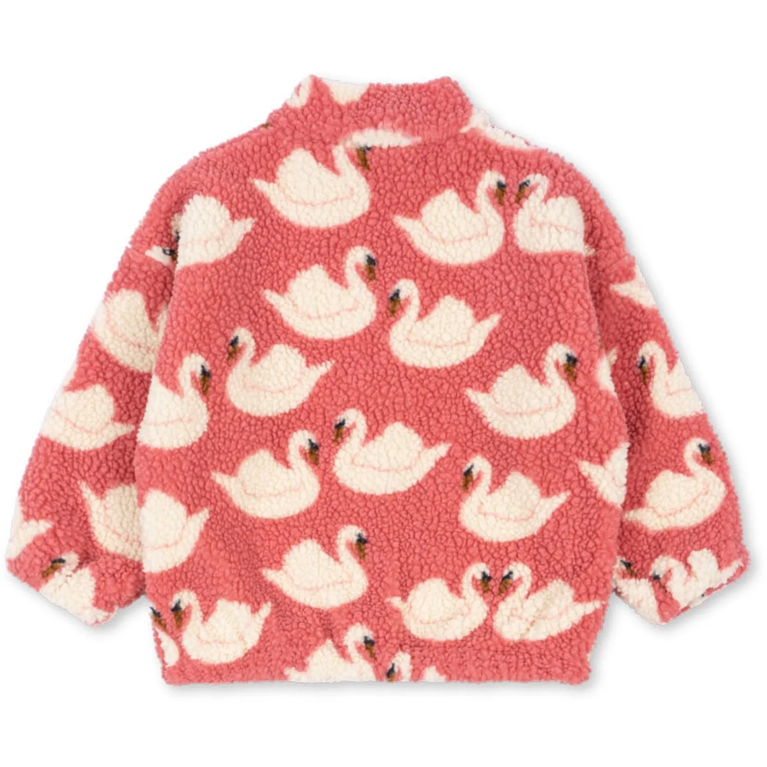 Konges Sl?jd Swan Candy Jody Teddy Jacket Grs Moisture Wicking Fabric color block