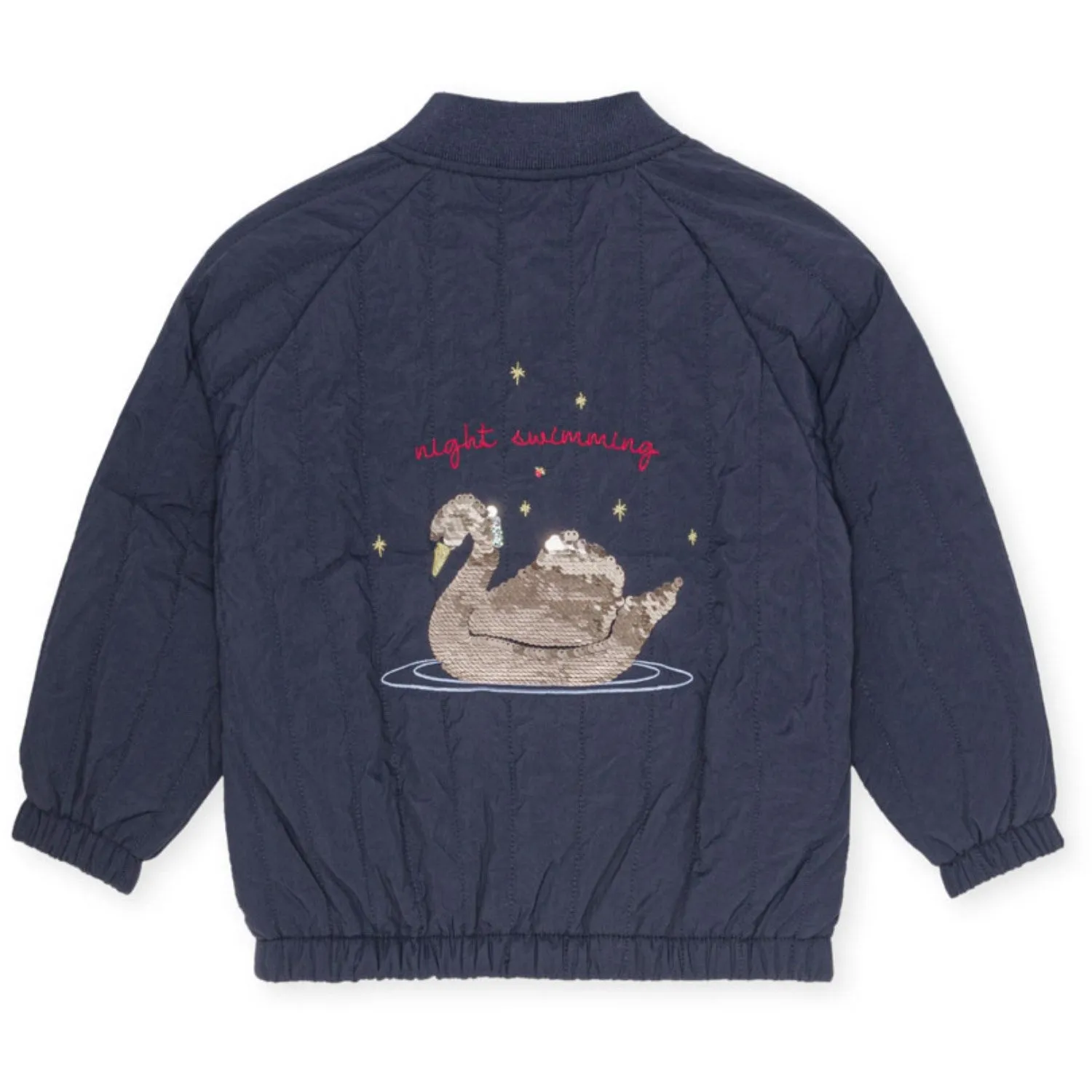 Collar Stabilization System MoistureWickingTechnology Konges Sl?jd Total Eclipse Juno Sequin Bomber Jacket