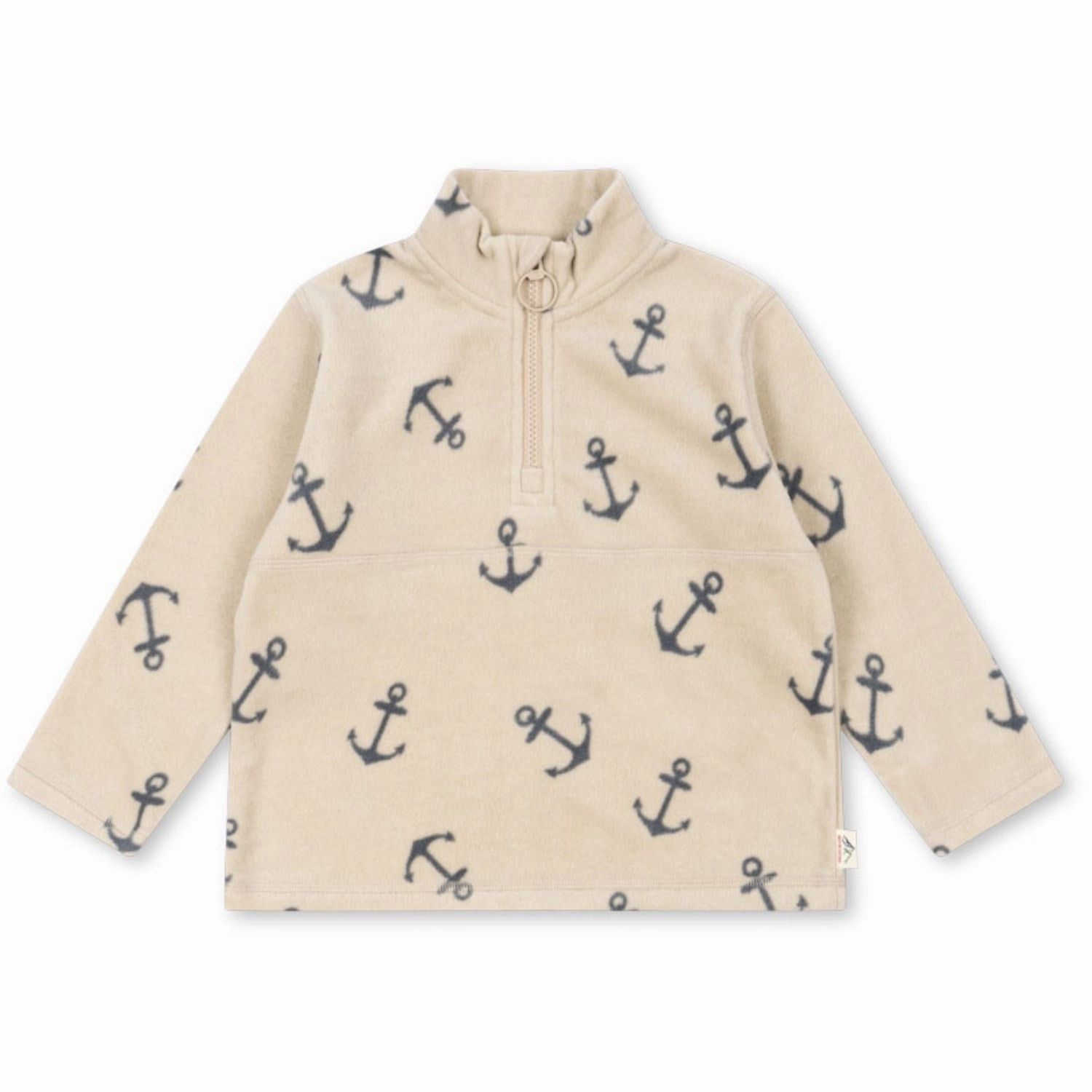 Konges Sl?jd Ancher Tavi Fleece Sweatshirt Grs Ultra Compact Packing Design Full Zip Closure