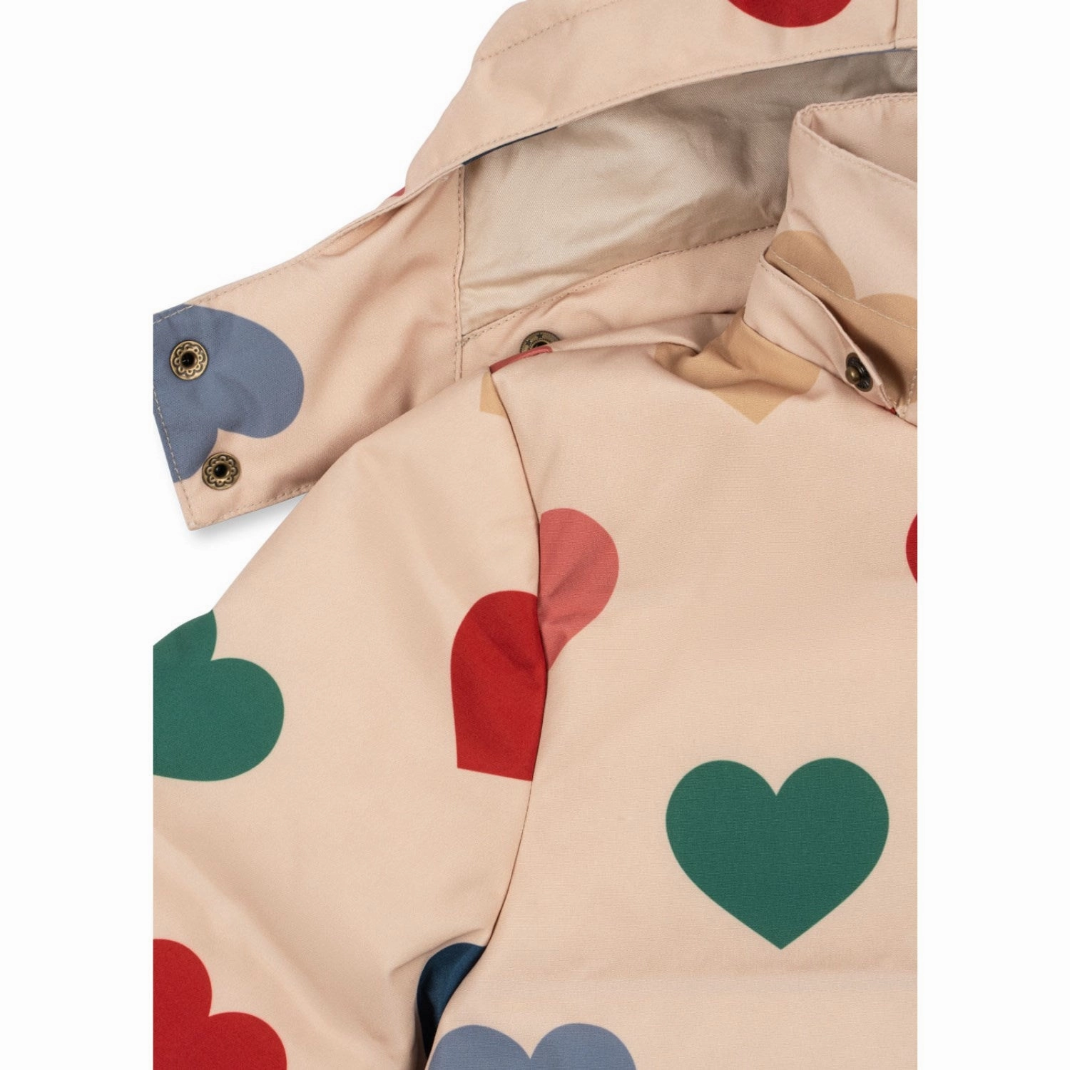 Konges Sl?jd Bon Coeur Color?? Magnum Down Jacket Print Grs Odor Resistant Finish