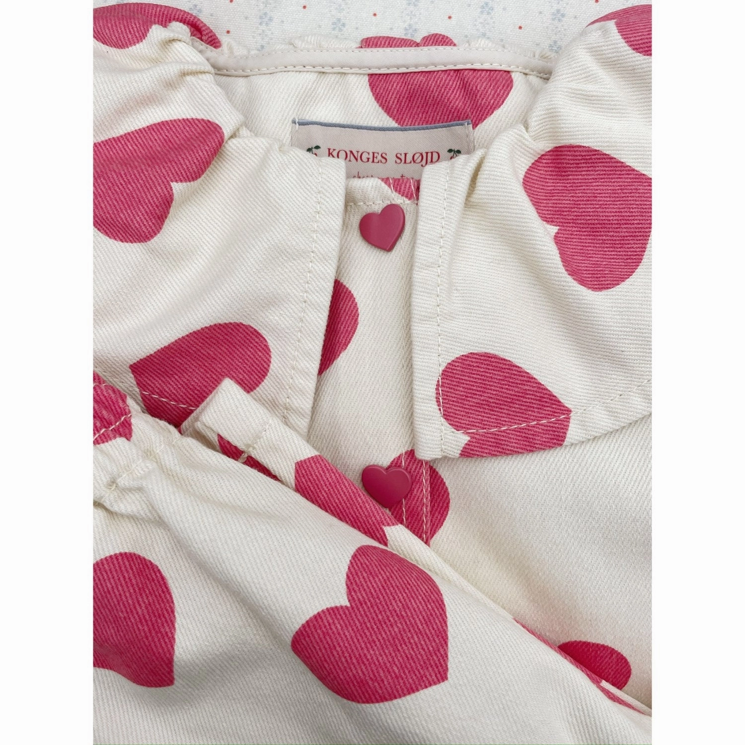 Konges Sl?jd Bon Coeur Pink Magot Collar Jacket GOTS Auxiliary Attachment Points