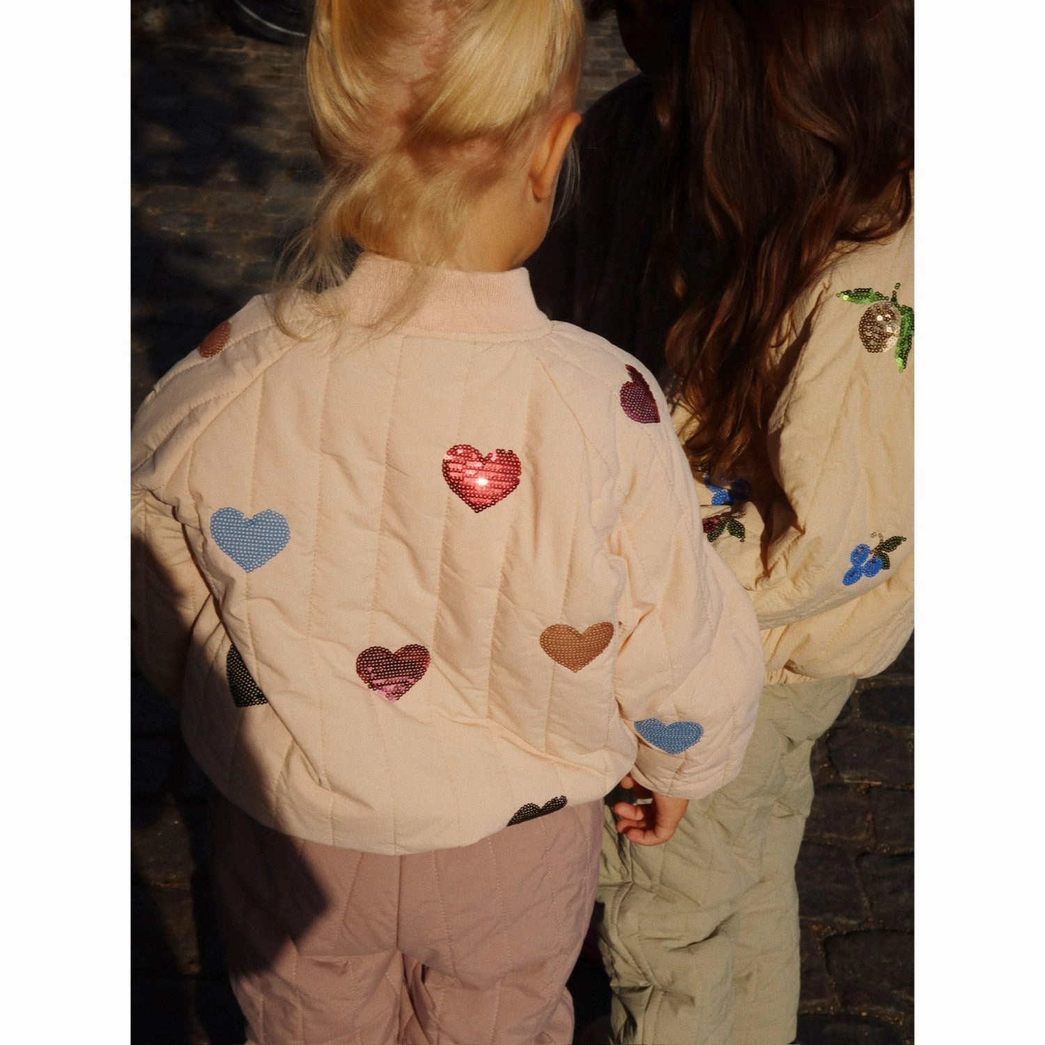 Flexible Fit Engineering Konges Sl?jd Cameo Rose Juno Sequin Bomber Jacket