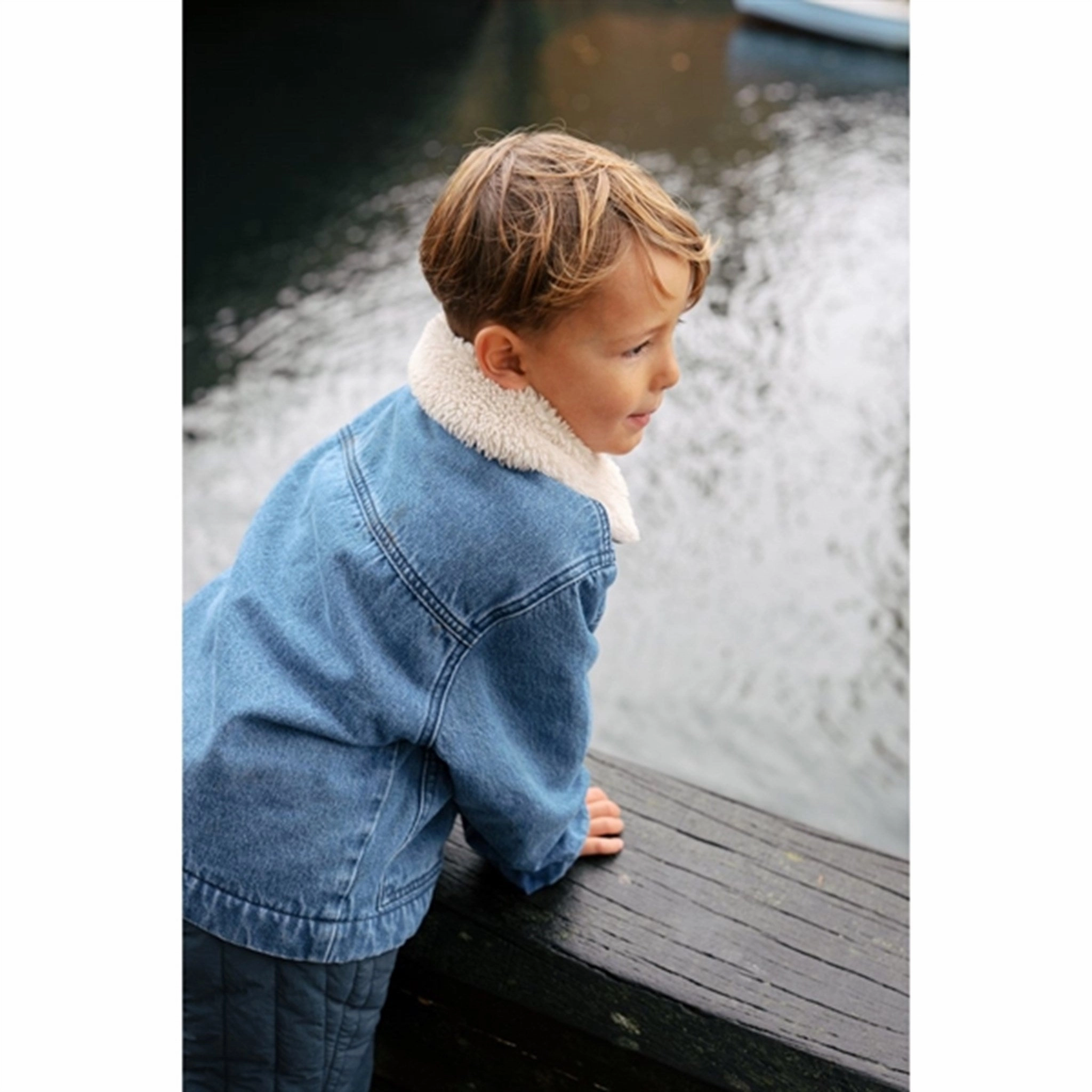 Konges Sl?jd Denim Blue Denim Jacket Stylish Basics Ski Use