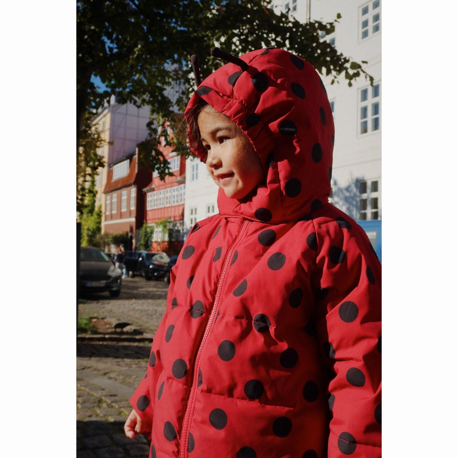 Outdoor Activity Cuffs Adjust Konges Sl?jd Lady Dot Nuka Ladybug Jacket Grs