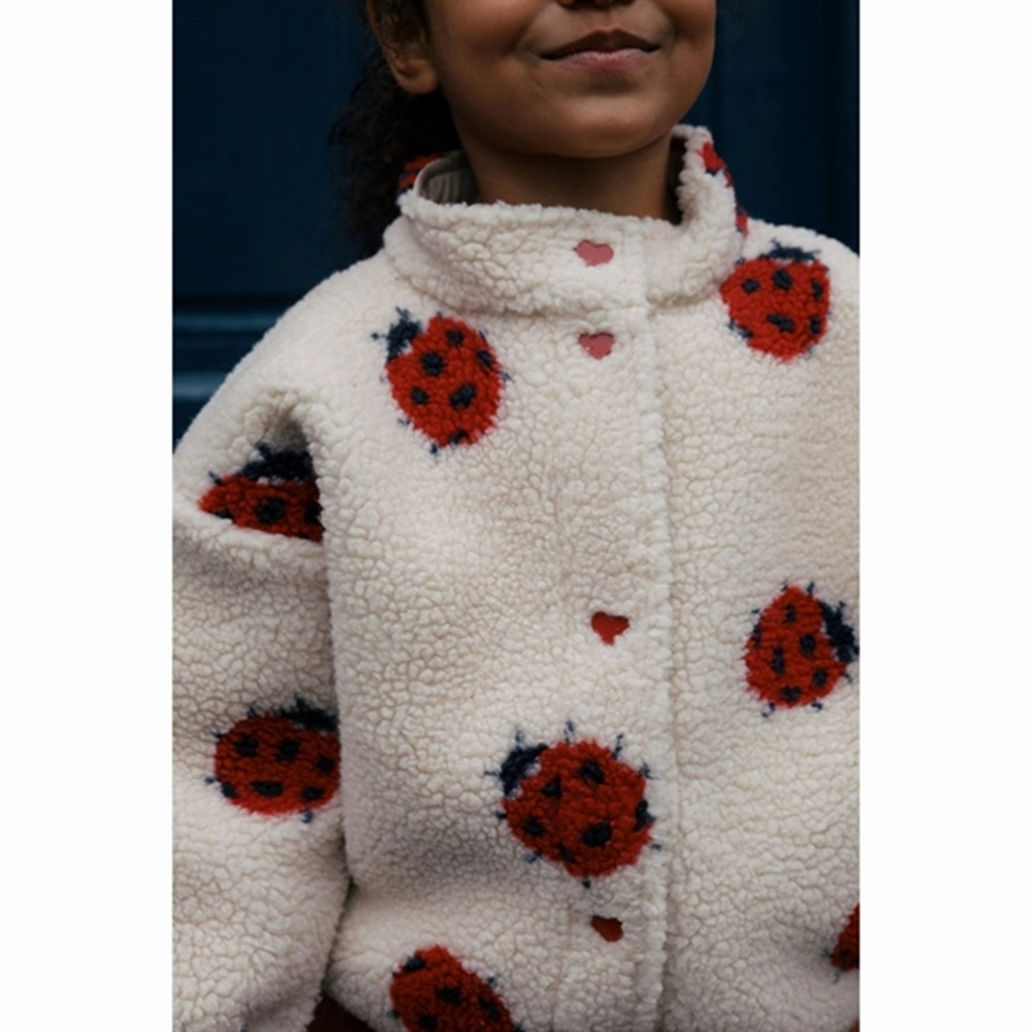 Autumn Ready Konges Sl?jd Ladybug Sand Jody Teddy Jacket