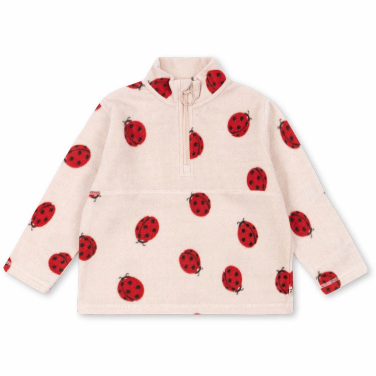 Konges Sl?jd Ladybug Tavi Fleece Sweatshirt Grs Expandable Side Gussets SeamSealed Edges