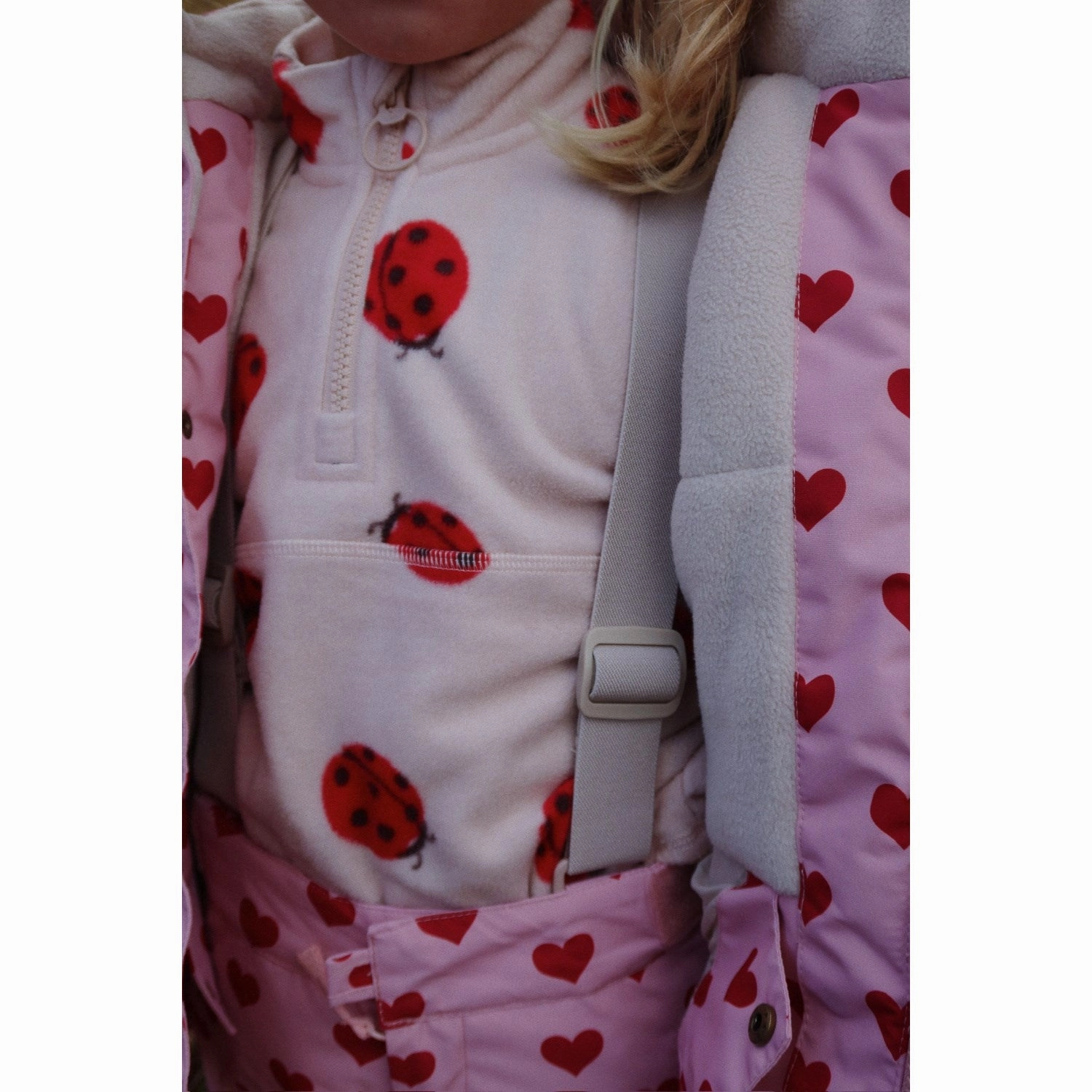 UV Resistant Finish Konges Sl?jd Ladybug Tavi Fleece Sweatshirt Grs