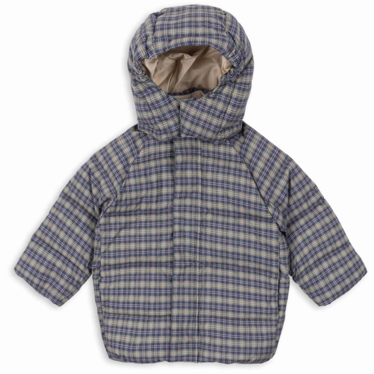 Odor Resistant Lining Two Tone Design Konges Sl?jd Laurel Blue Check Nuka Deux Jacket Grs