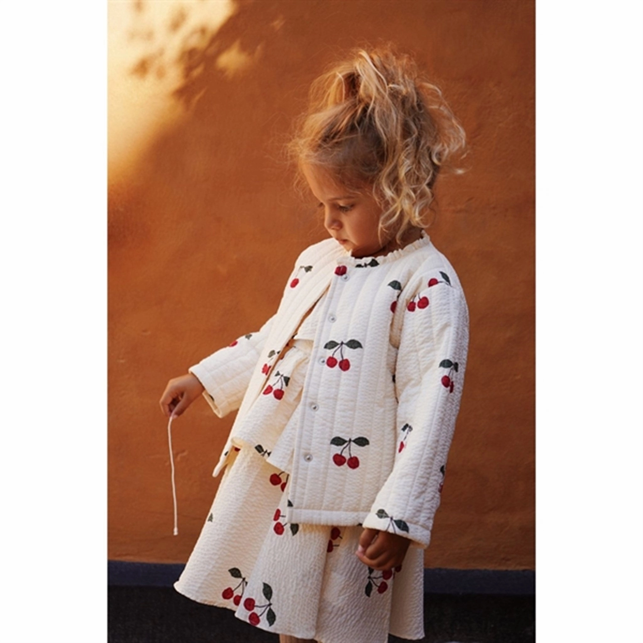 Konges Sl?jd Mon Grand Cherry Lunella Quilted Jacket UV protection layer
