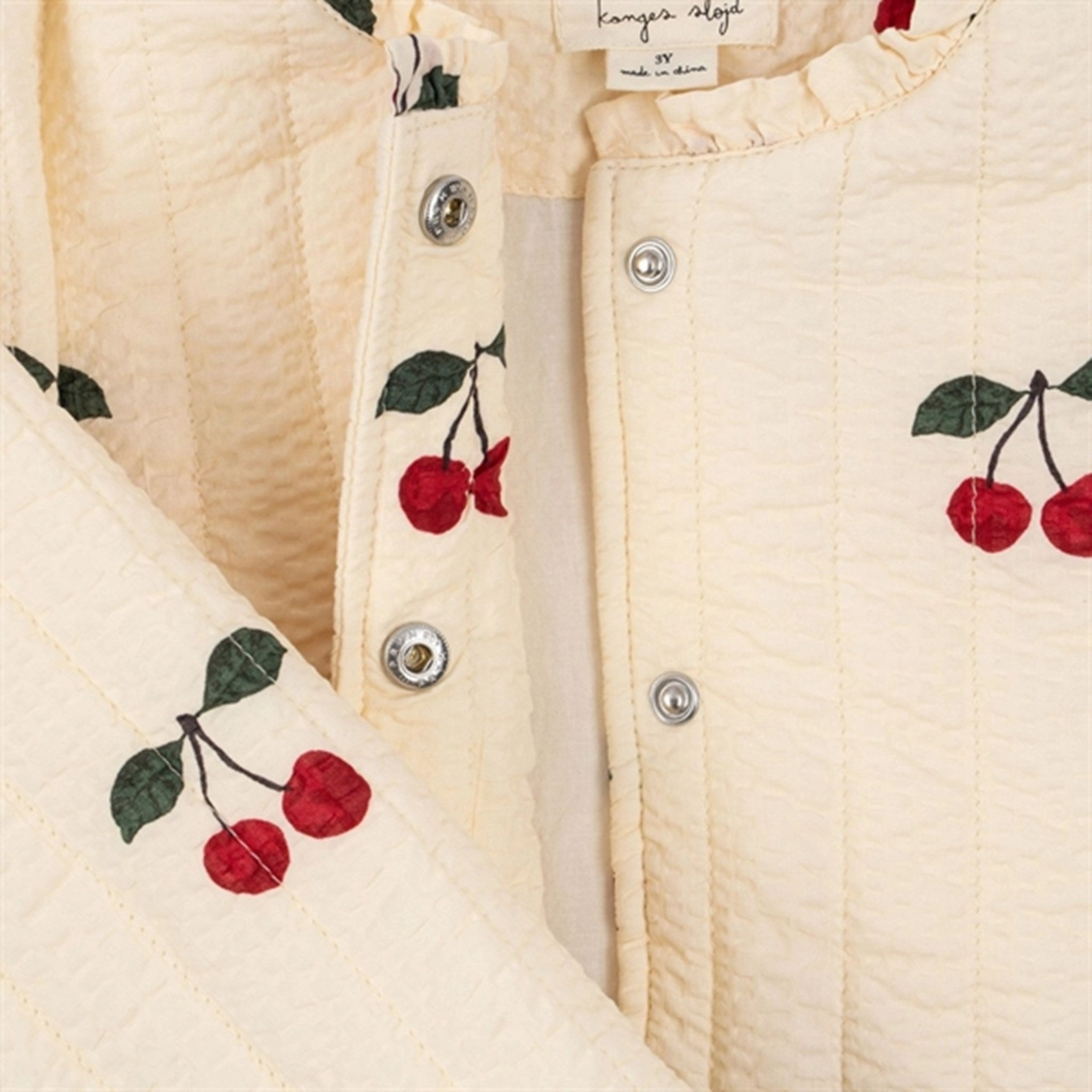 Outdoor Ready Taped Seams Konges Sl?jd Mon Grand Cherry Lunella Quilted Jacket