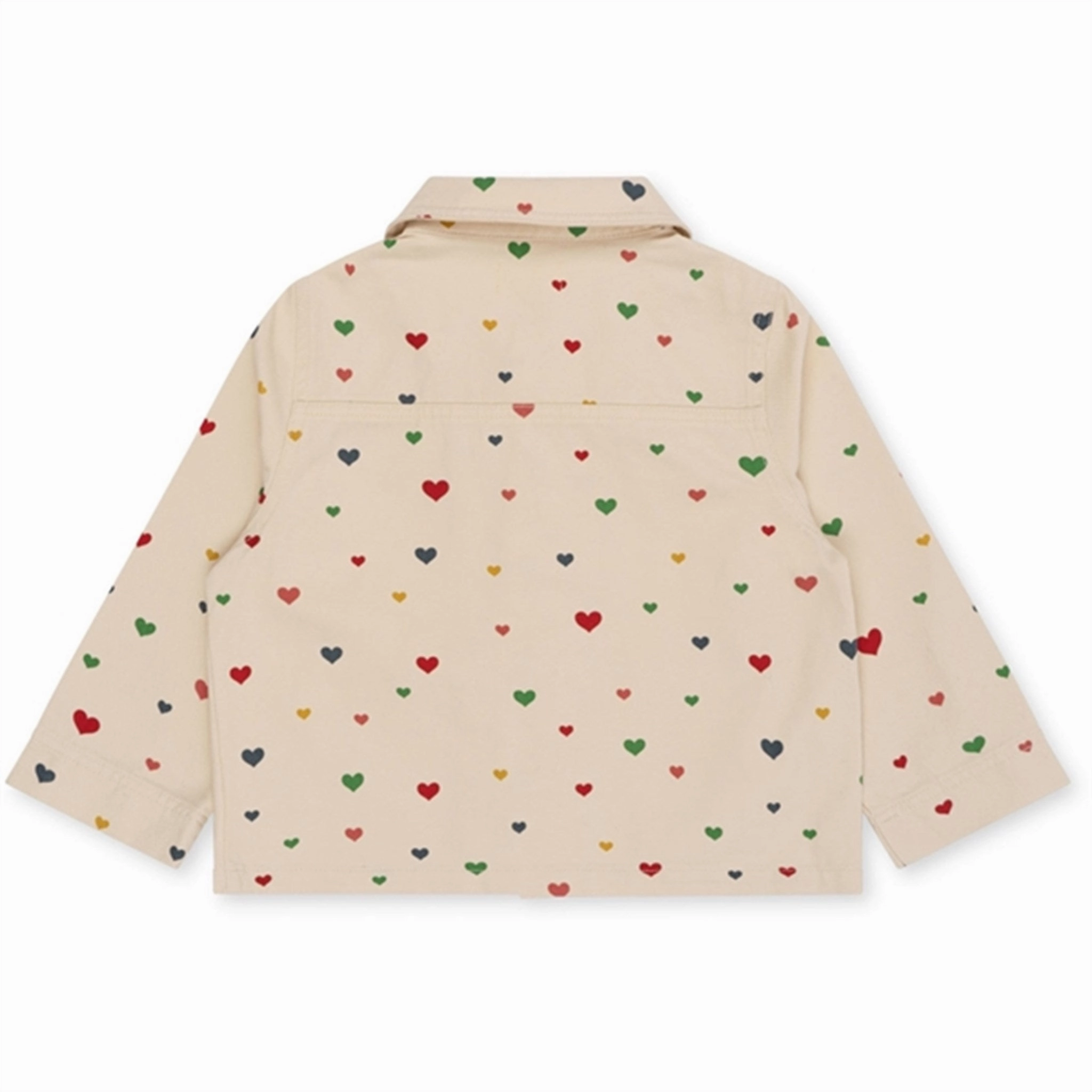Flexible Fleece Lining Everyday apparel Konges Sl?jd Multi Heart Blush Fen Shirt Jacket