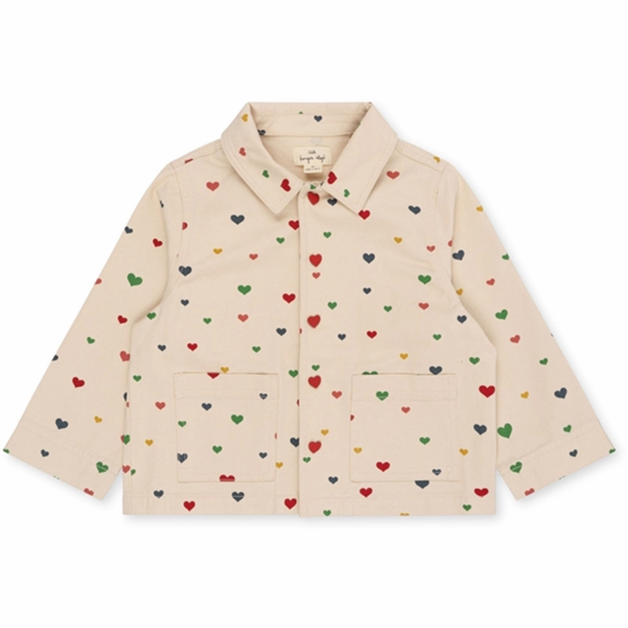 Reflective Safety Details Konges Sl?jd Multi Heart Blush Fen Shirt Jacket