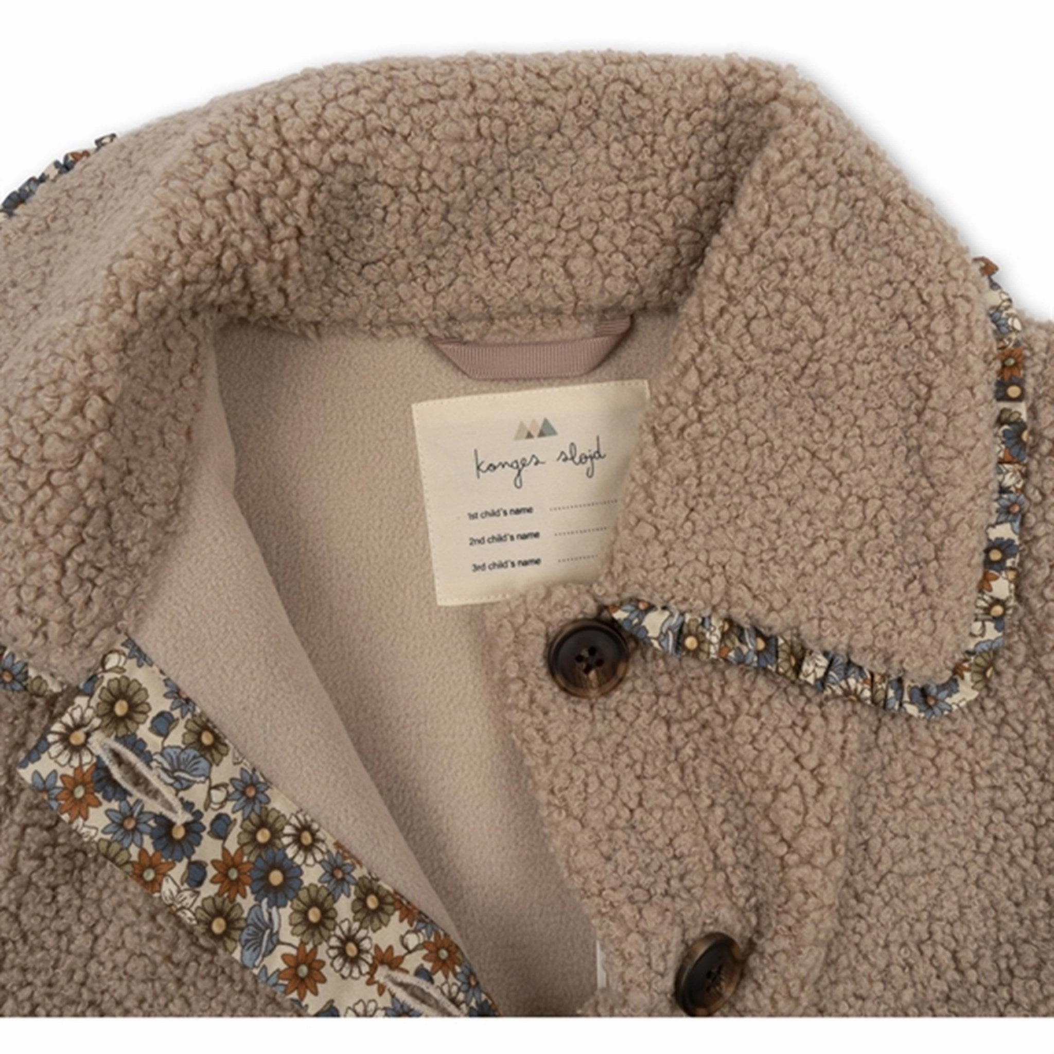 Wardrobe Essential Konges Sl?jd Oxford Tan Cala Collar Frill Jacket