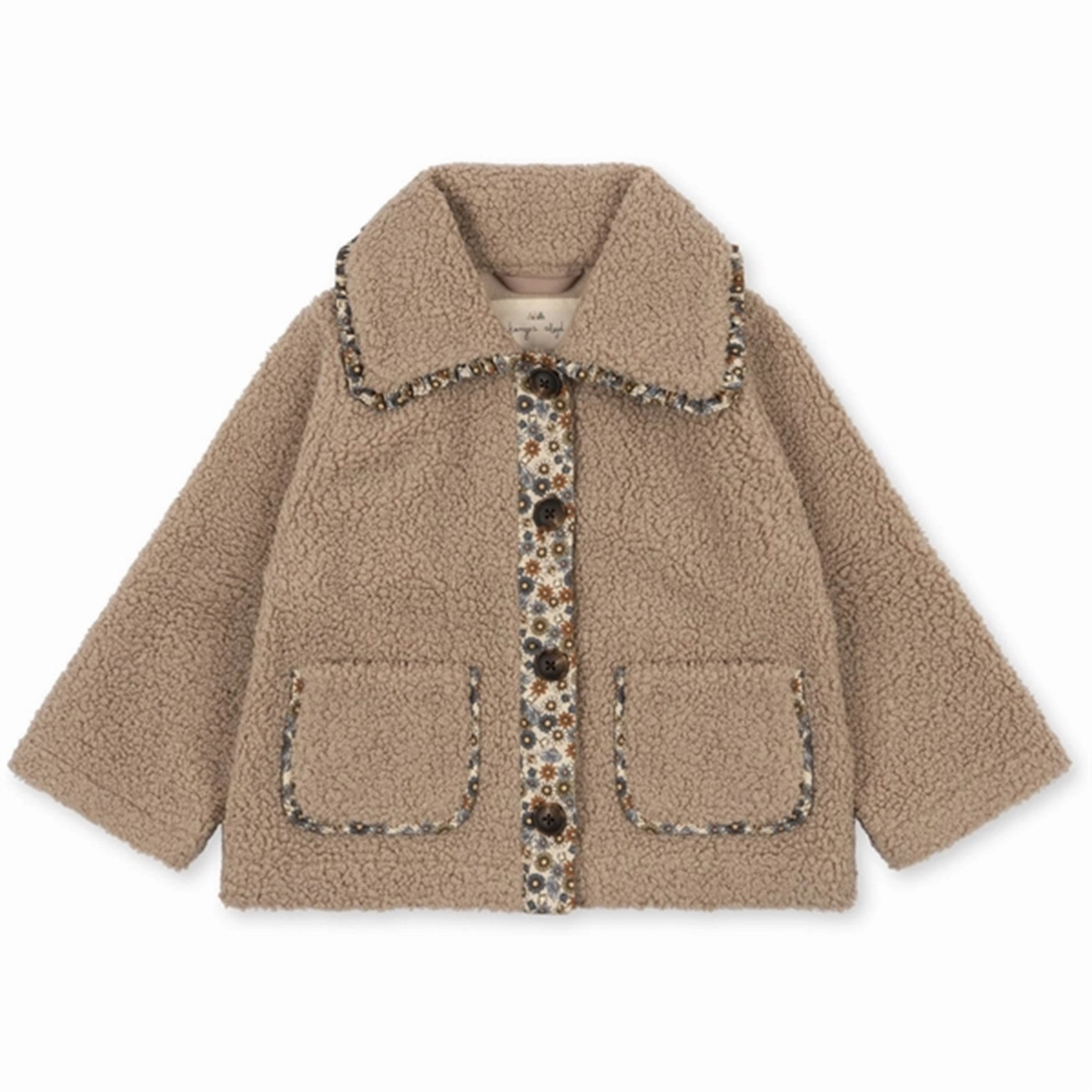 Transitional Wear Konges Sl?jd Oxford Tan Cala Collar Frill Jacket