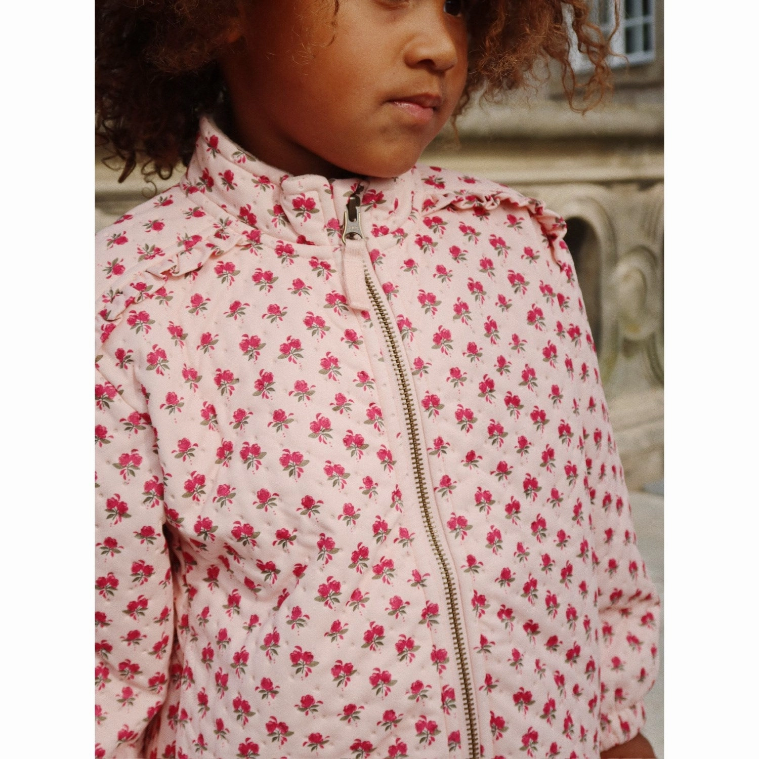 Practical Design Konges Sl?jd Rosie Blush Thermo Frill Jacket Grs