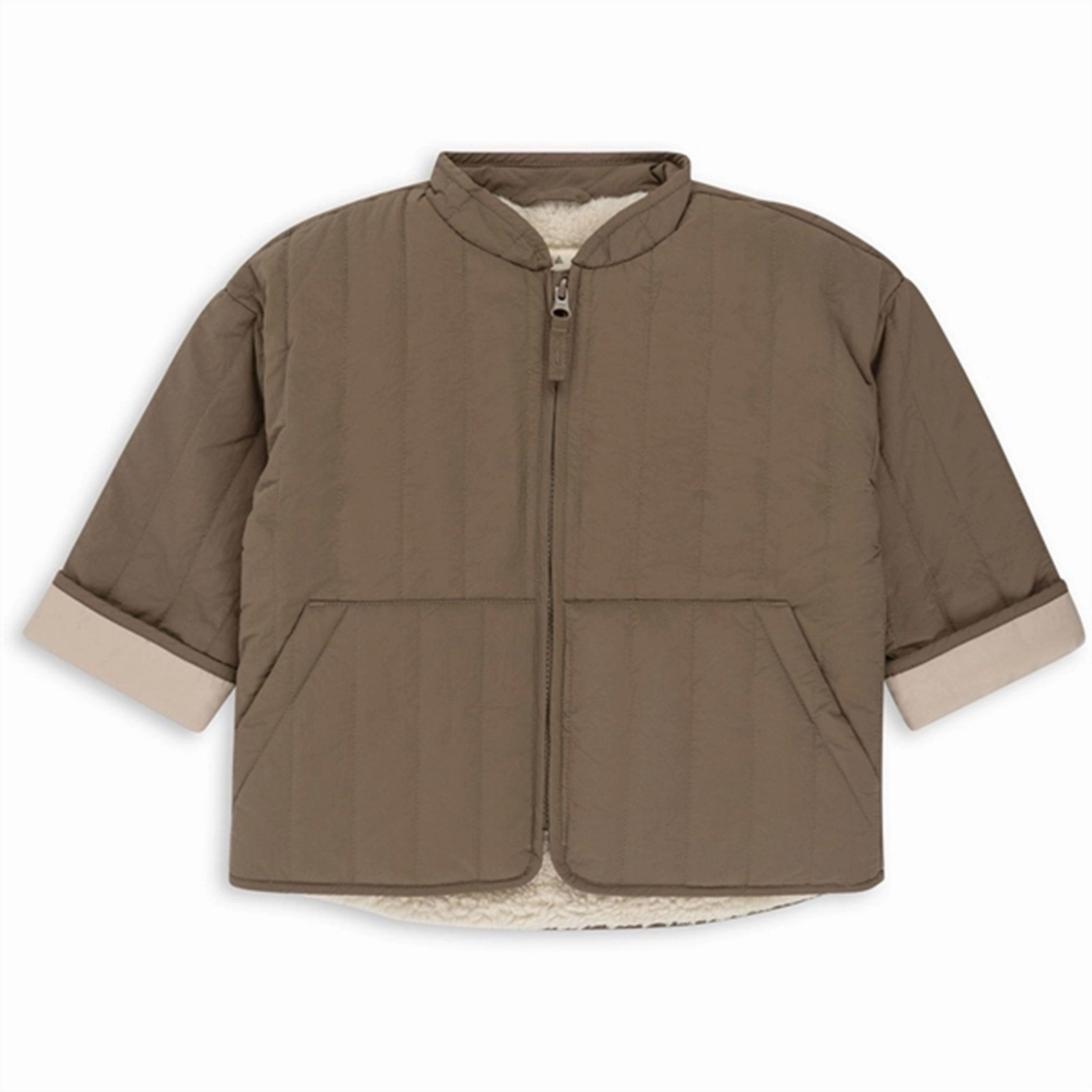 Ultra Soft Brushed Interior Adjustable Detachable Hood Konges Sl?jd Shitake Storm Thermo Jacket