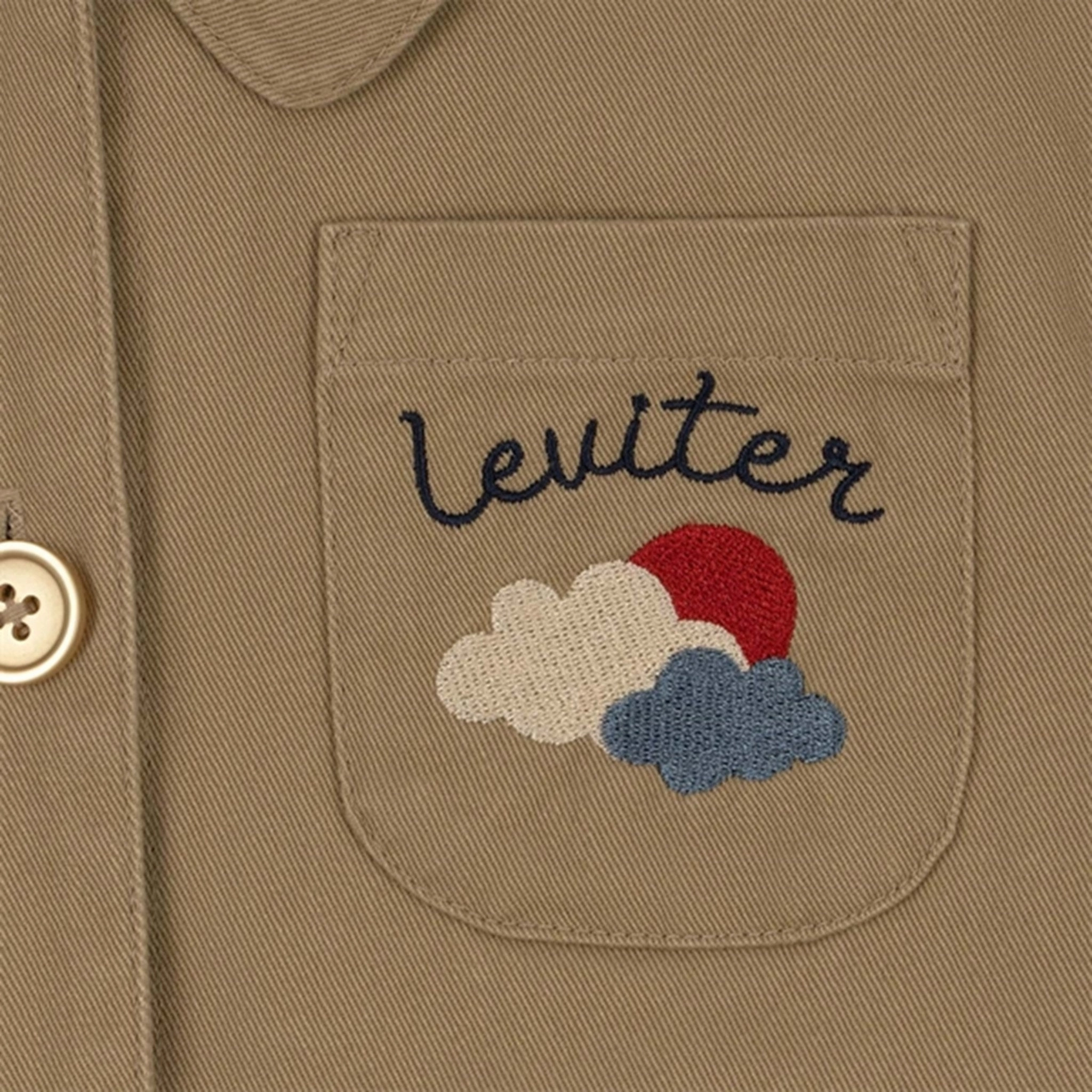 All Purpose Outerwear Quilted Interior Layer Konges Sl?jd Starfish Mon Worker Jacket