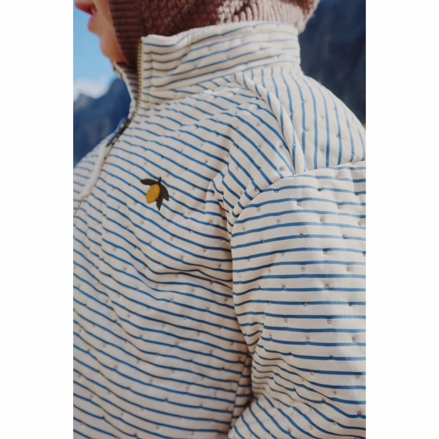 Simple Layers Wind Protection Konges Sl?jd Stripe Bluie Thermo Jacket Grs