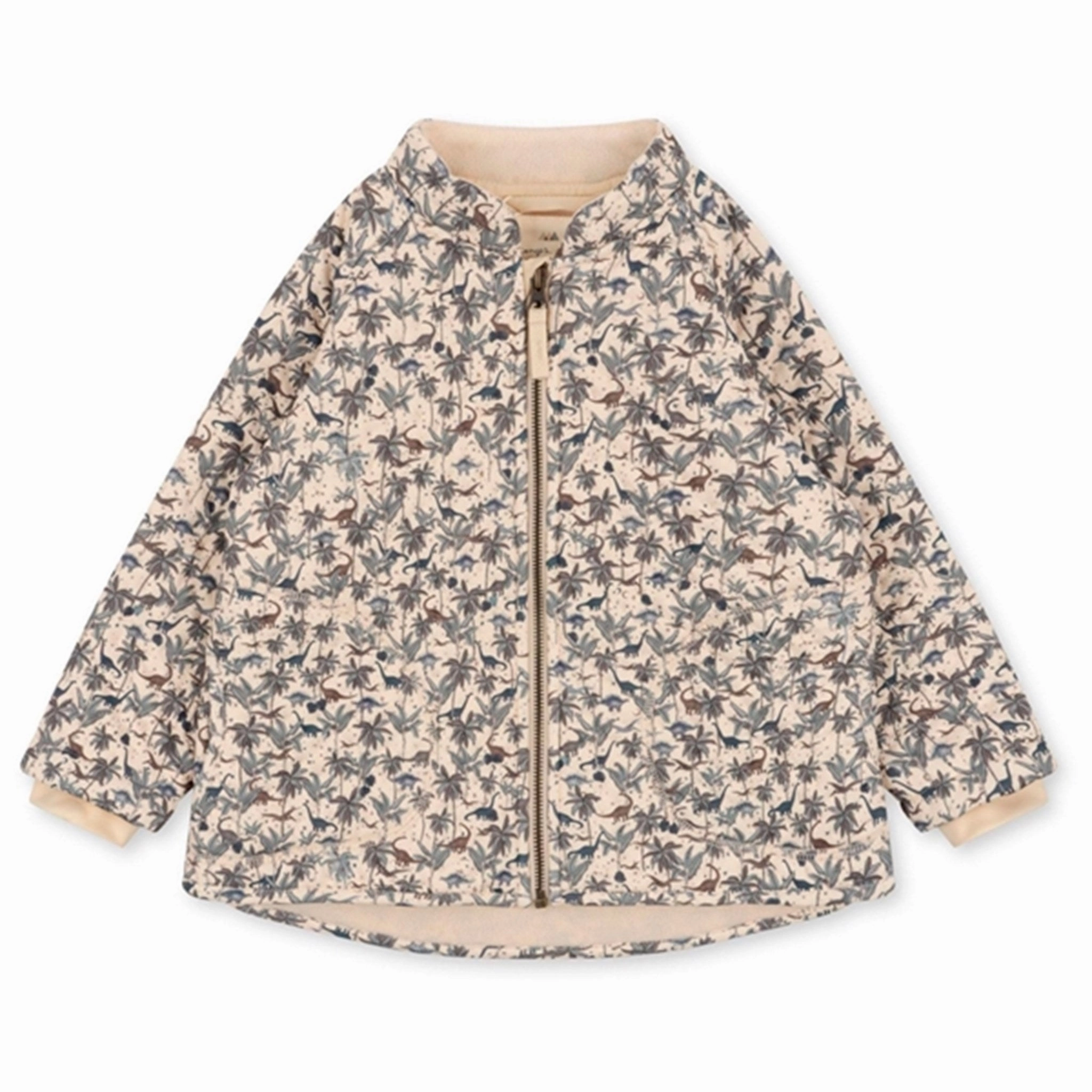 Layer Piece Sport Inspired Style Konges Sl?jd Termo Jacket w. Fleece Dino Blue