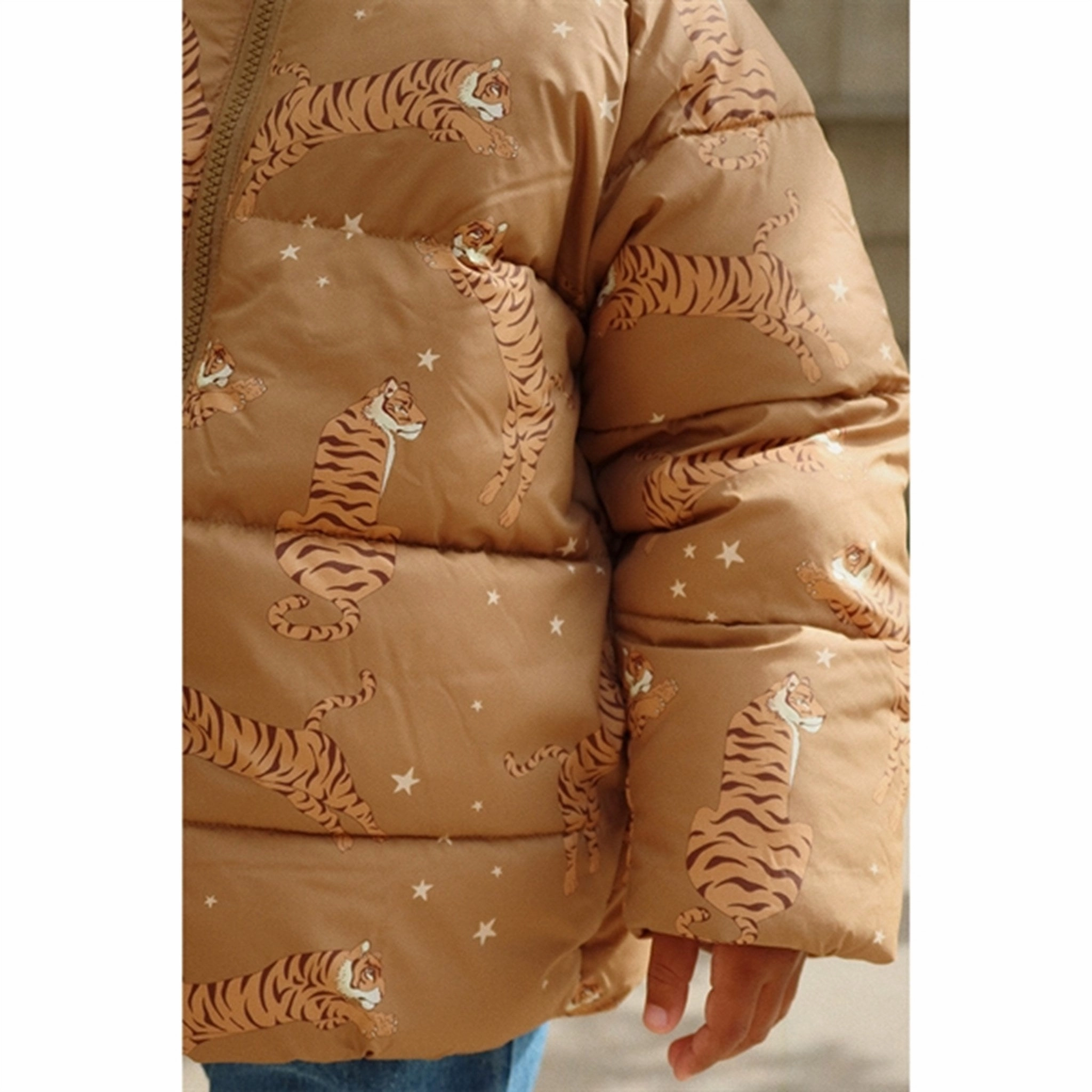 Glove Friendly Cuff Design Konges Sl?jd Tiger Nuka Down Jacket