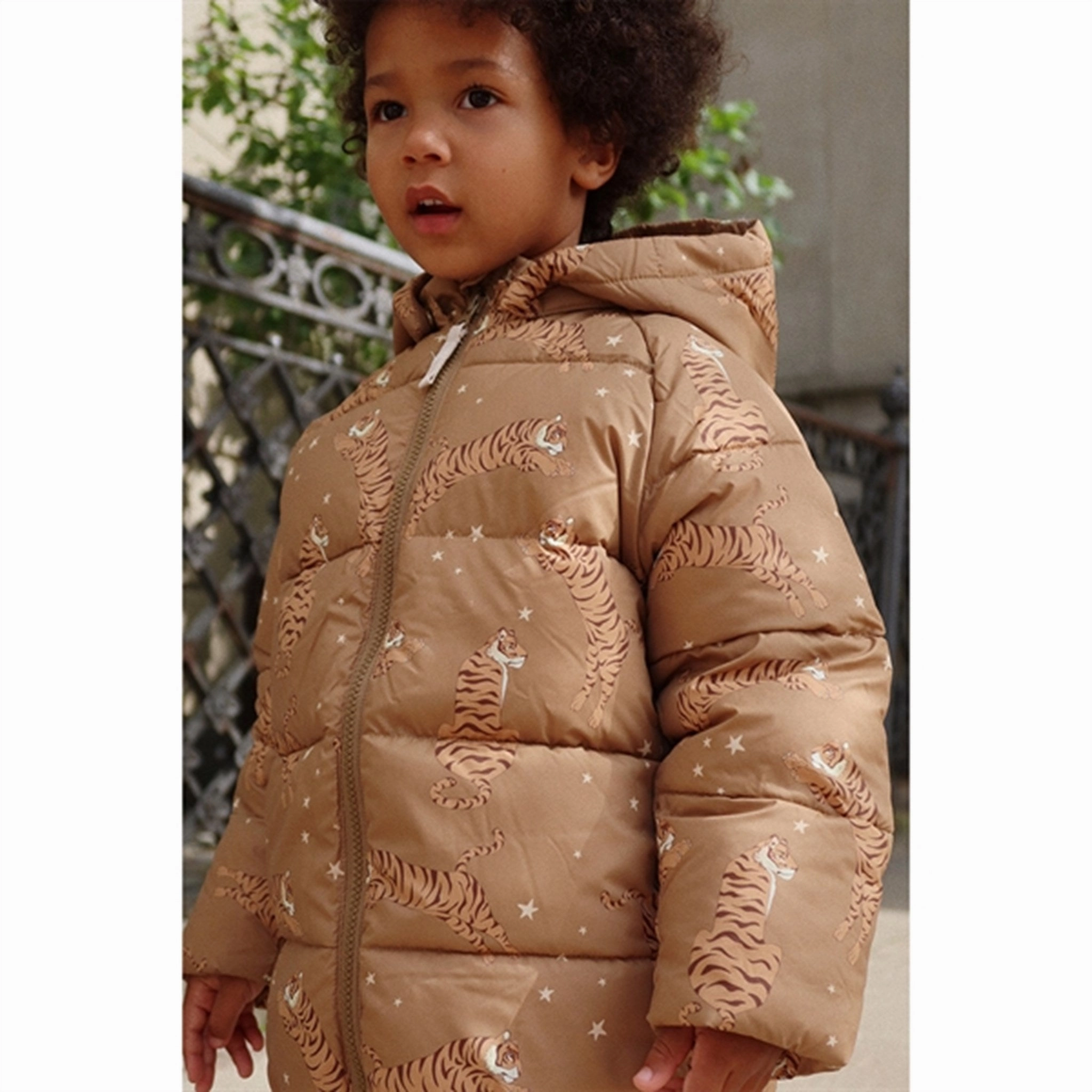 Konges Sl?jd Tiger Nuka Down Jacket Cashmere Blend Anti Pilling Textile