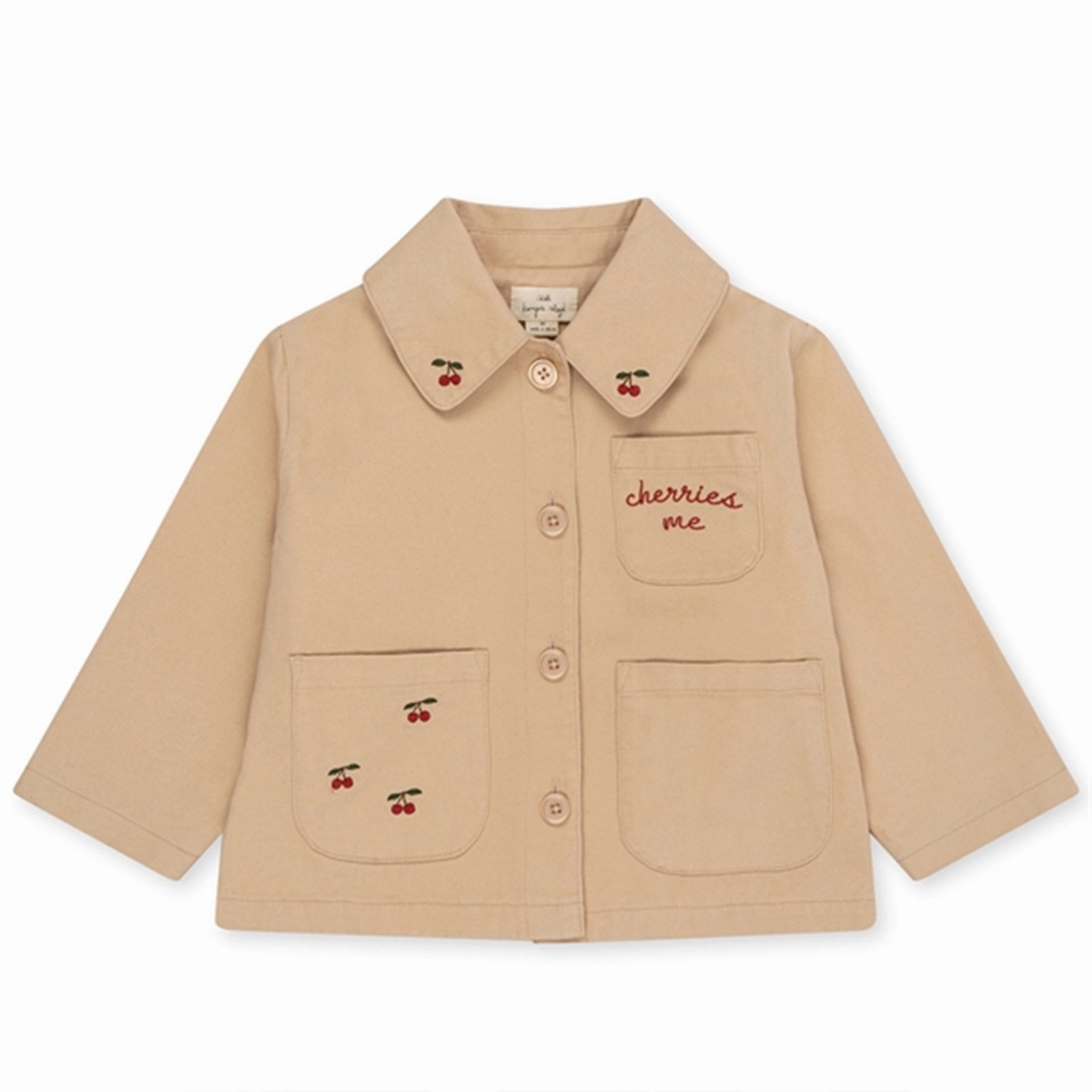 Konges Sl?jd Toasted Almond Mon Worker Jacket Thermal Insulation Layer