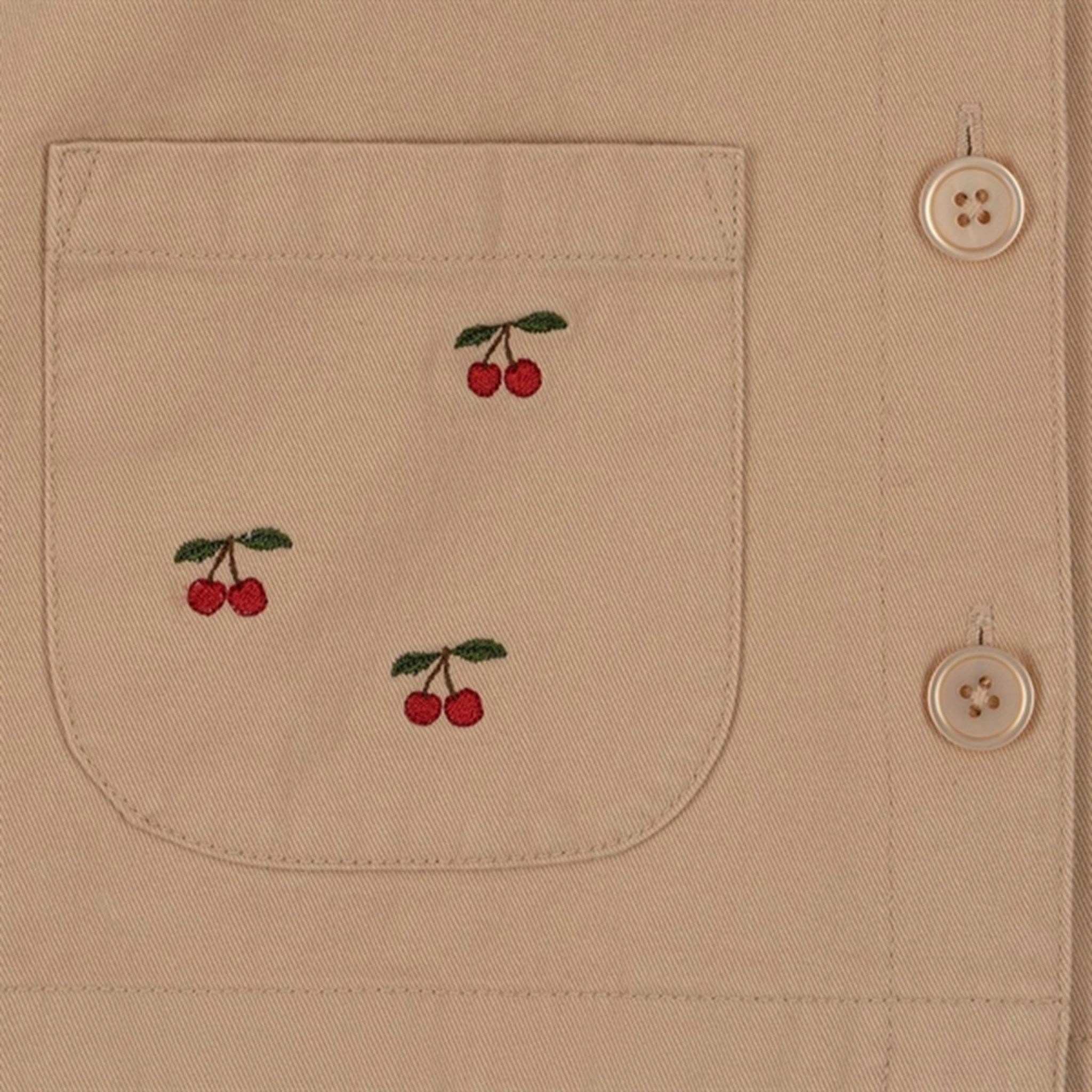 Konges Sl?jd Toasted Almond Mon Worker Jacket HighCollarDesign