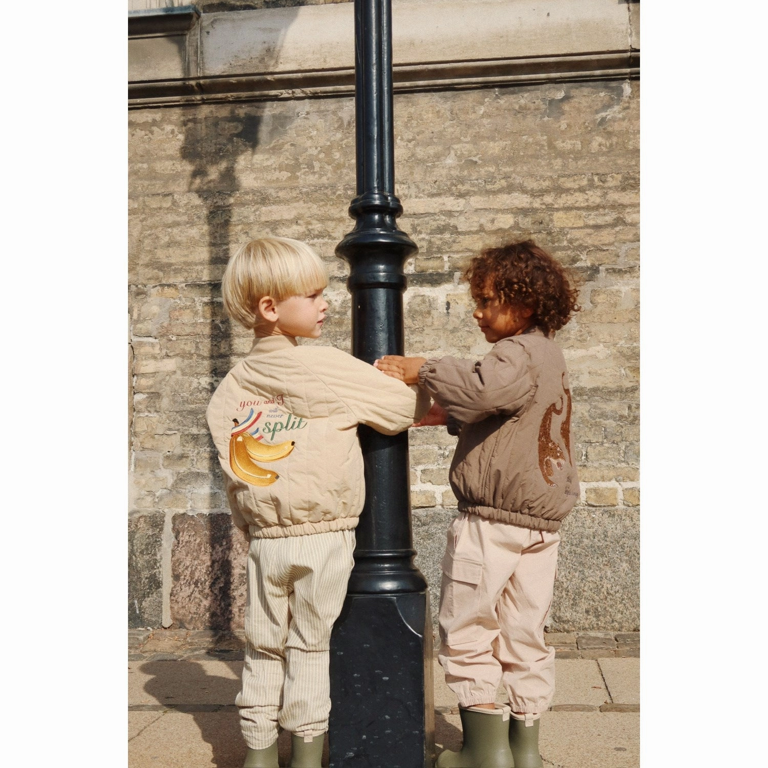 Konges Sl?jd Travertine Juno Bomber Jacket Contrast Stitch