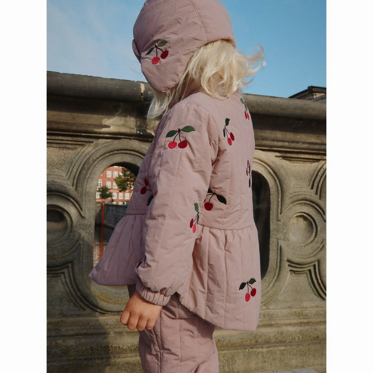 Konges Sl?jd Twilight Mauve Juna Bomber Jacket Thermo Regulating Fabric Eco Friendly Fabric