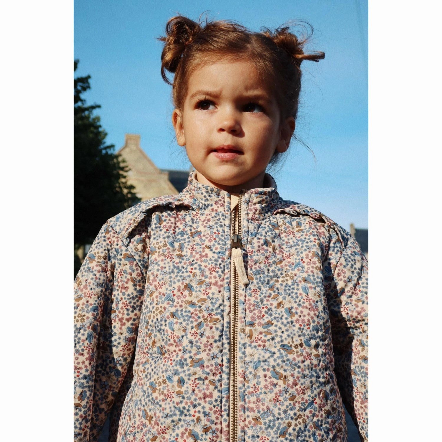 Fade Resistant Dye MoistureWickingTechnology Konges Sl?jd Vivi Fleur Thermo Frill Jacket Grs