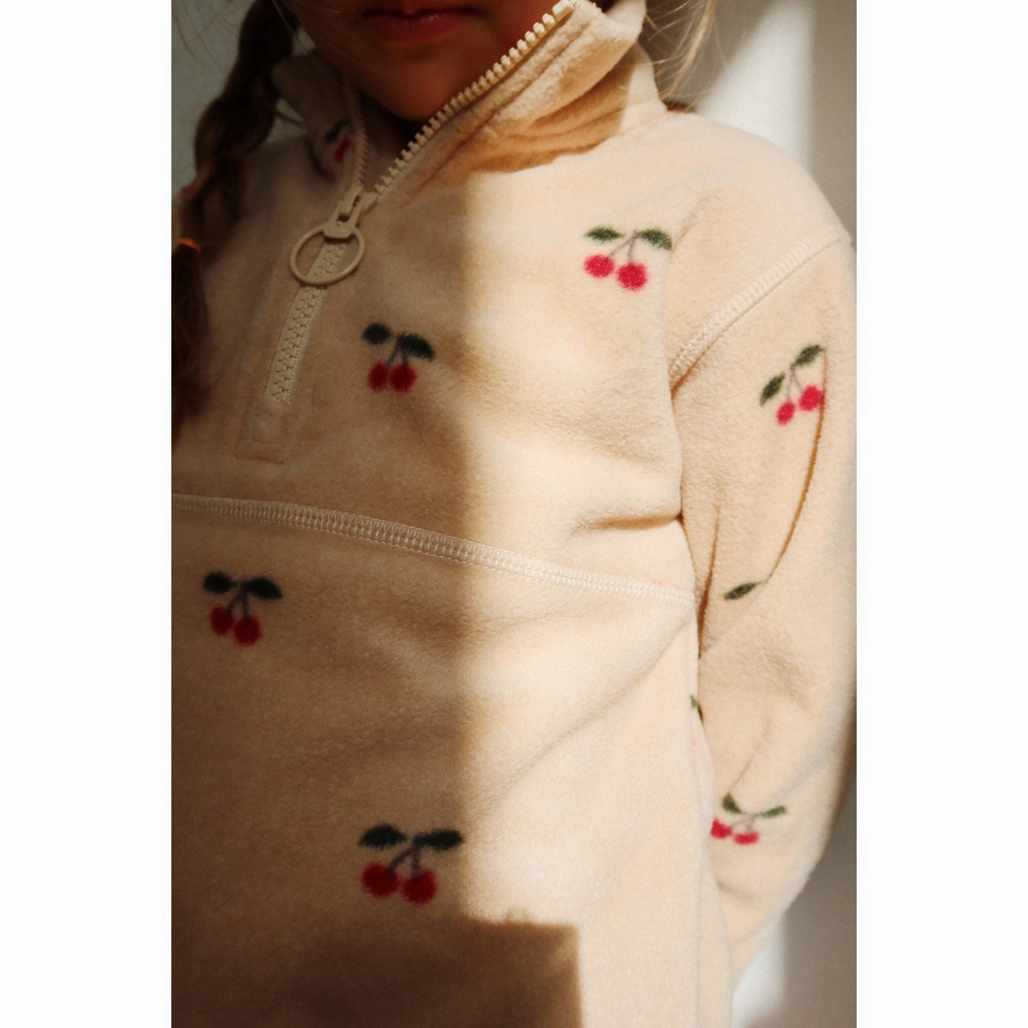 Ventilated Back Konges Sl?jd x Luksusbaby Cherry Tavi Fleece Sweatshirt Grs