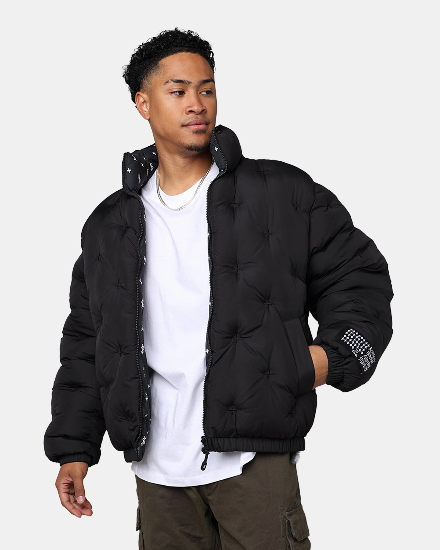 Ksubi Flight Puffer Jacket Black Sort