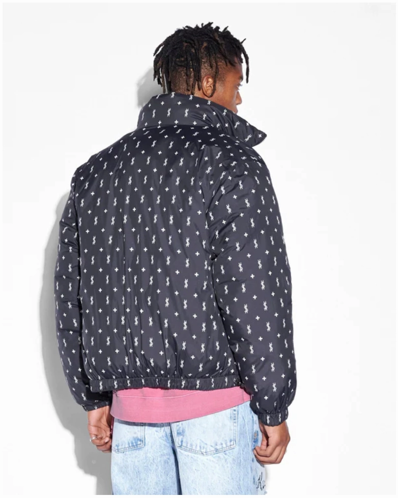 High Visibility Accents Ksubi Flight Puffer Jacket Black