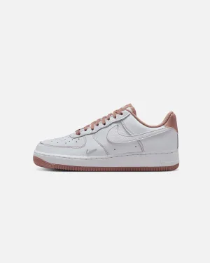 Gift running in winter Nike Women's Air Force 1 '07 "Mini Jewel" White/Pink