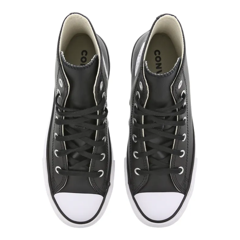 Converse All Star Chuck Taylor Eva Lift HI Donna Pelle Sintetica A02485C | Sneakers Platform nera patterned - design shoes Traction Pod Configuration