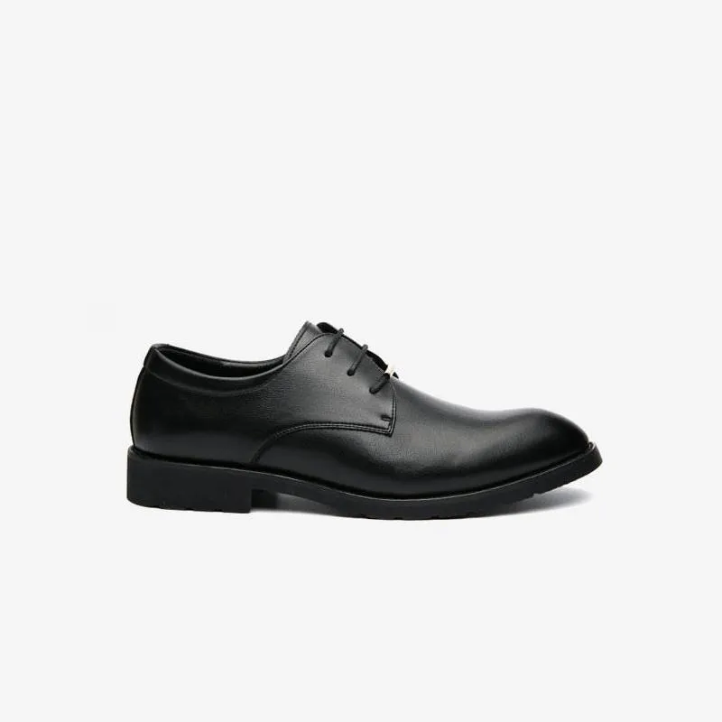 Lace Up Leather Shoes Men's Casual