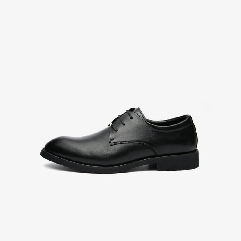 Lace Up Leather Shoes Men's Casual