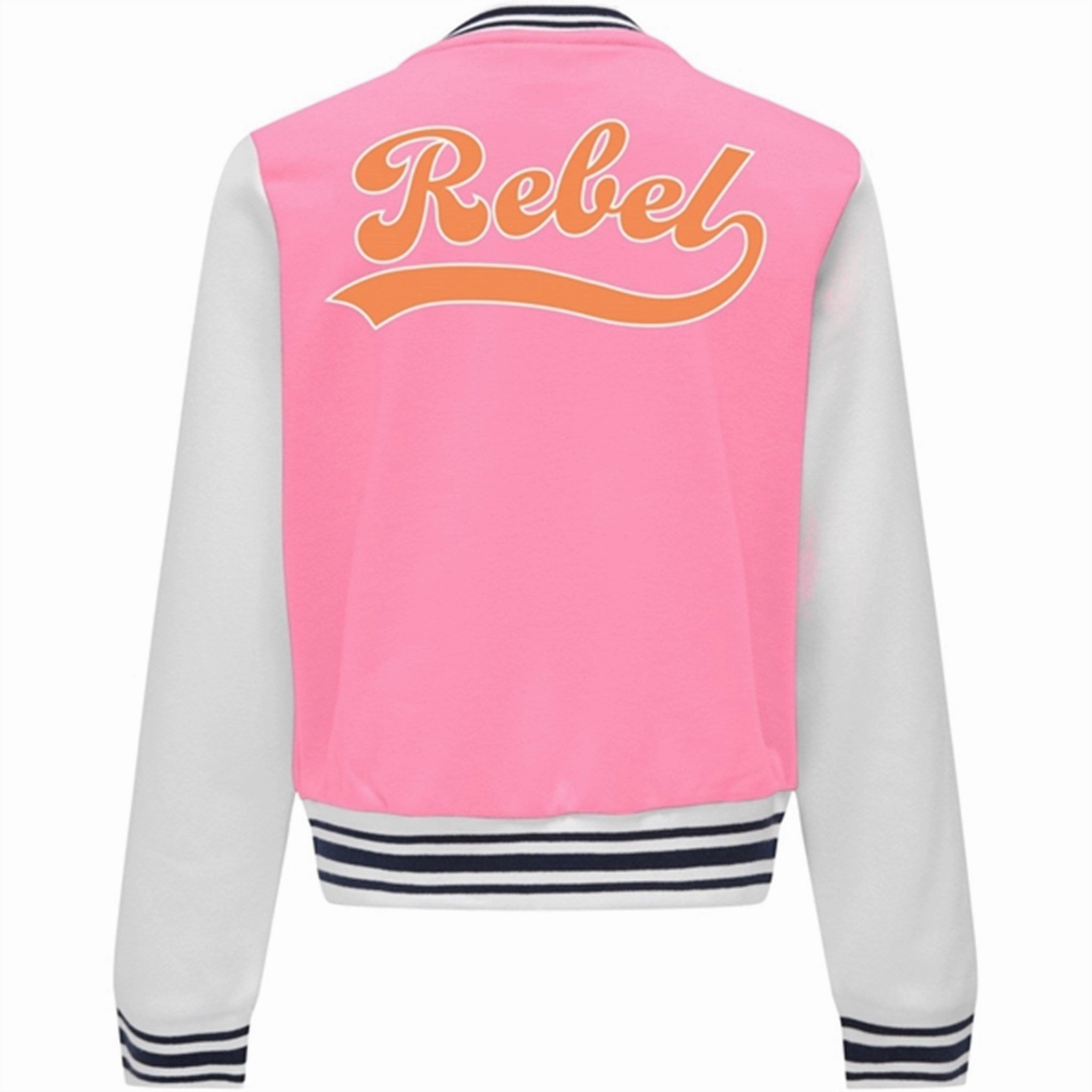 Kids ONLY Begonia Pink Rebel Connie Marais Bomber Jacket Heat Reflective Tech Drop Tail Hem