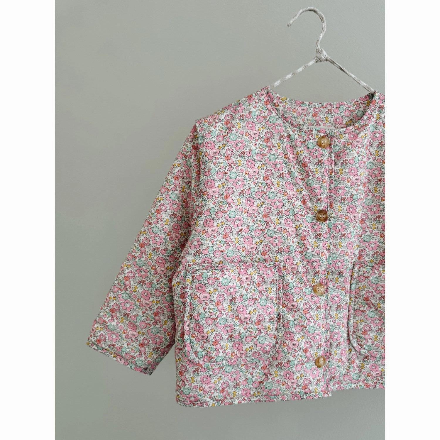 Lalaby Frey Jacket - Pink Betsy Waist String Weather Smart Look