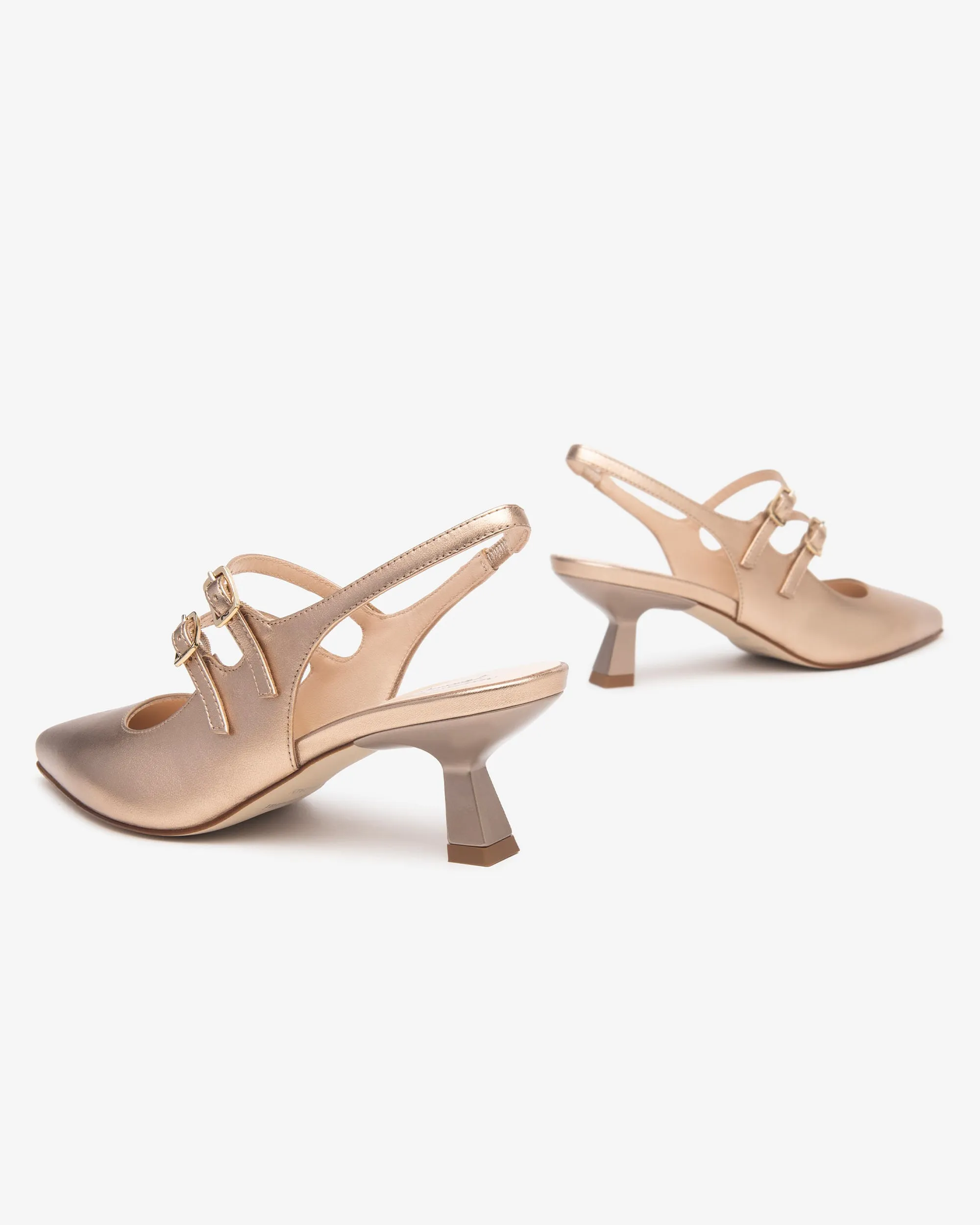 Laminato Slingback Shoes