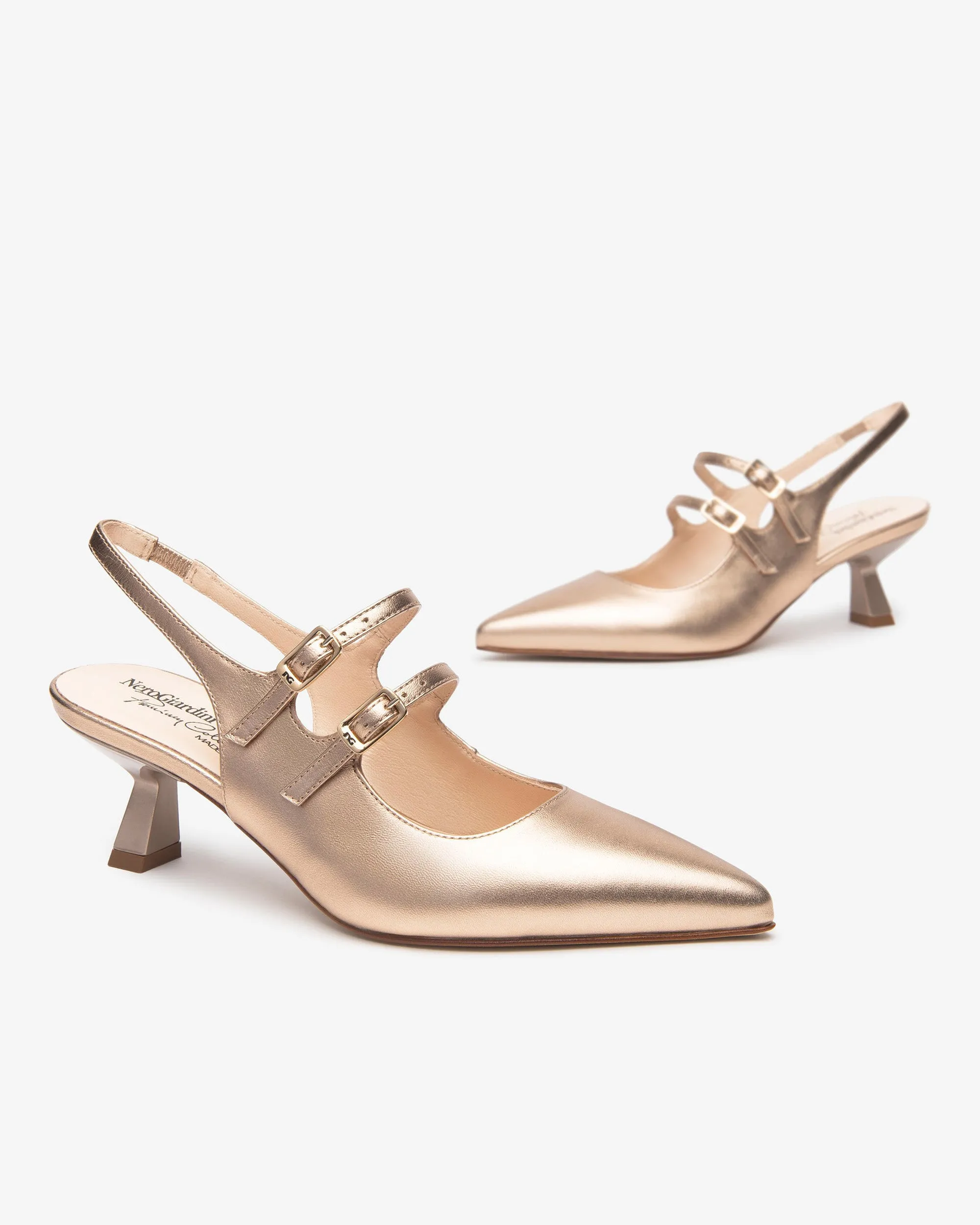 Laminato Slingback Shoes