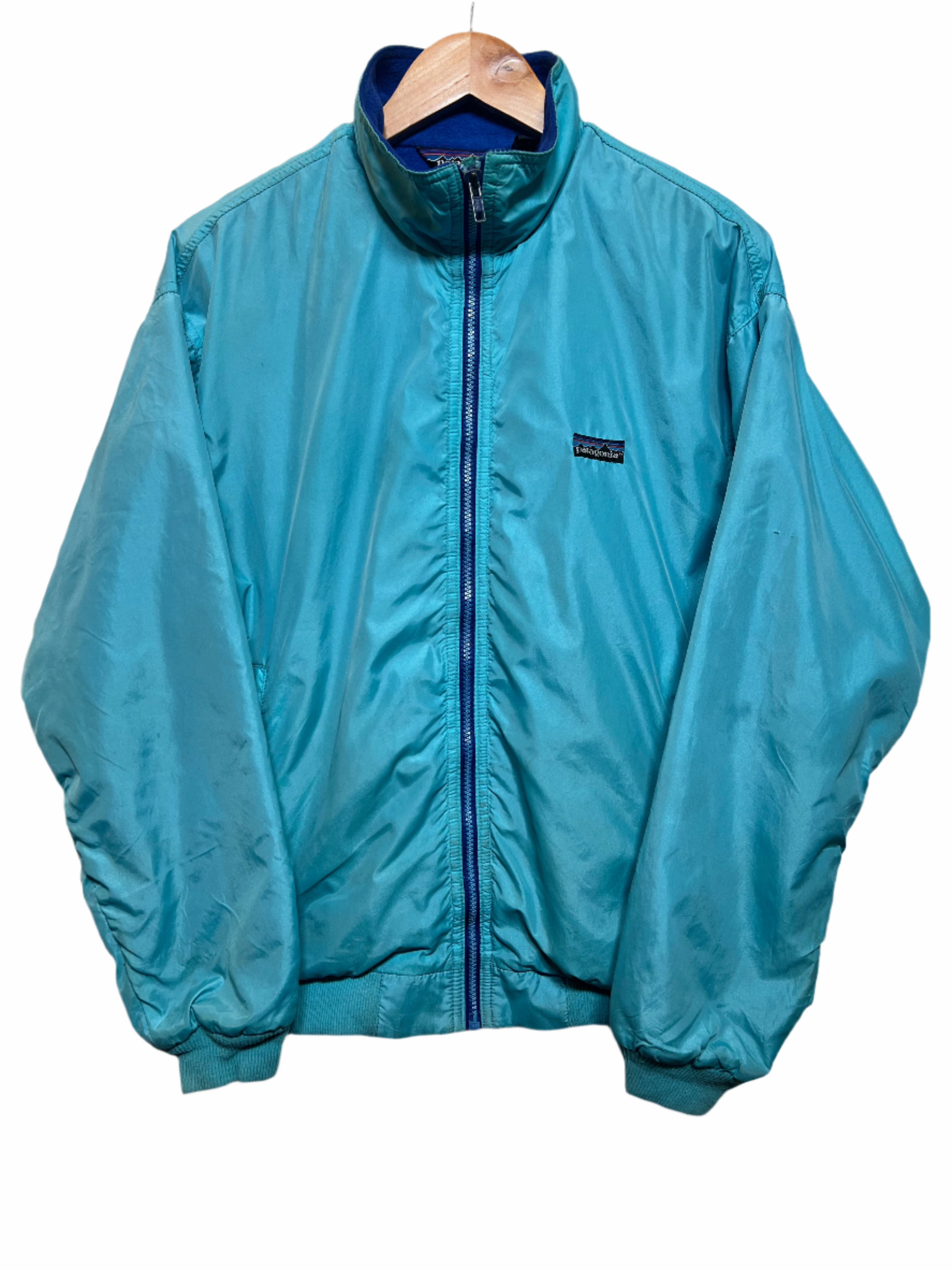 Multi Pocket Configuration Wax Patagonia Women's Blue Shell Jacket (Size L)