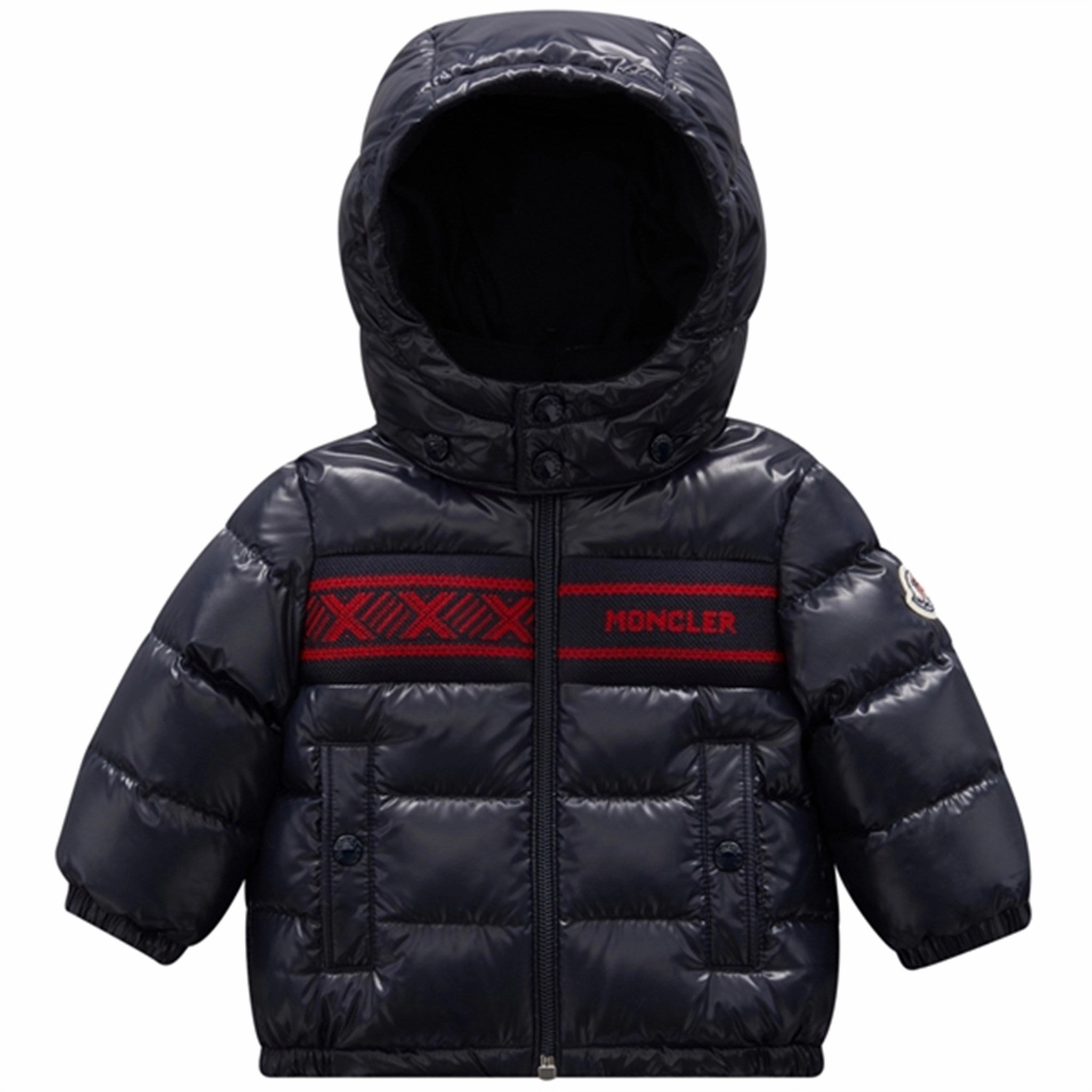 Stormproof Zipper Anti Slip Interior Moncler Holmi Giubbotto Jacket Navy