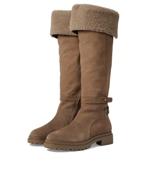 Lauren Ralph Lauren Women's Cristine Shearling Over-The-Knee Boots, Truffle, 7