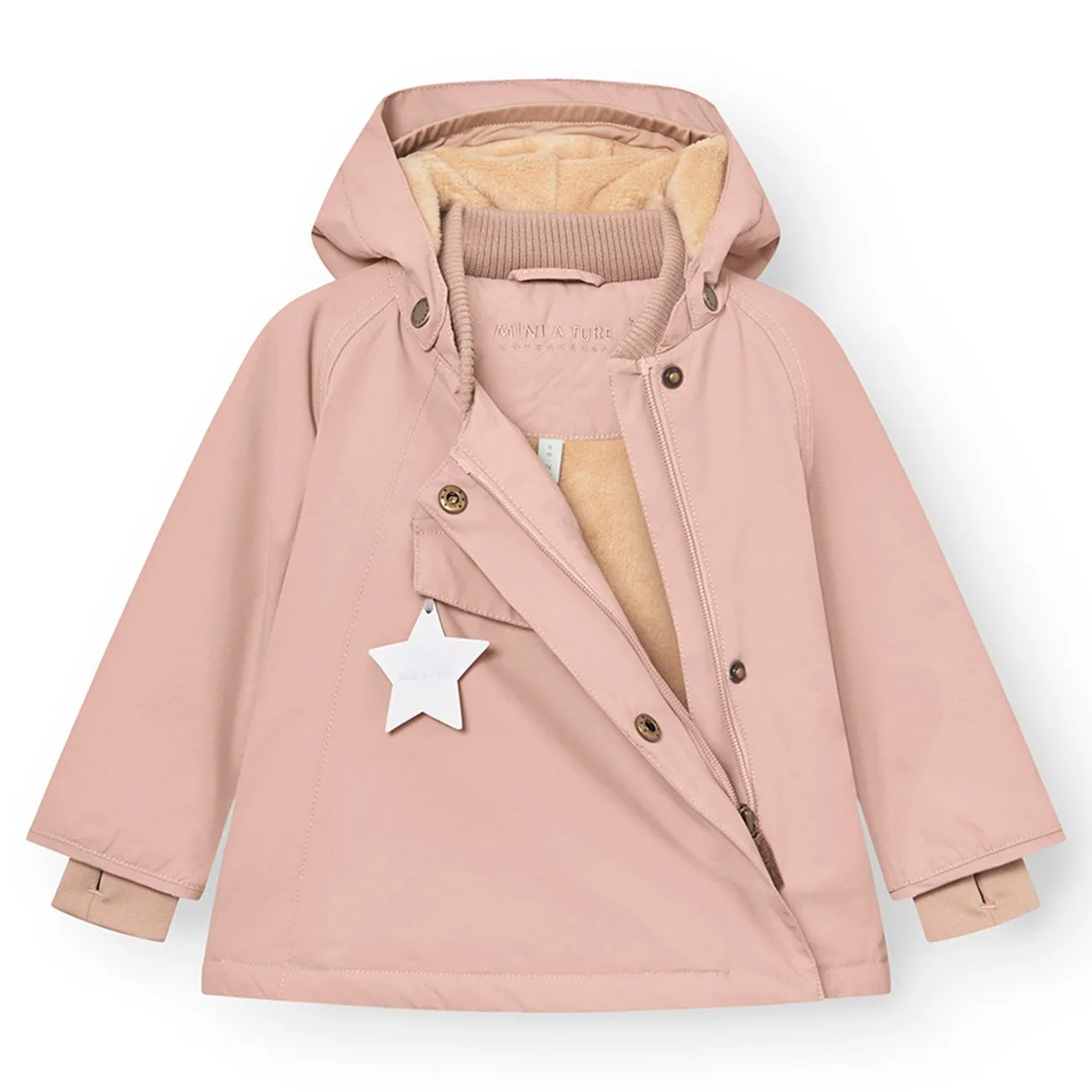 Double Layered Fabric Quilted Stitching Mini A ture Adobe rose Wang Fleece Winter Jacket