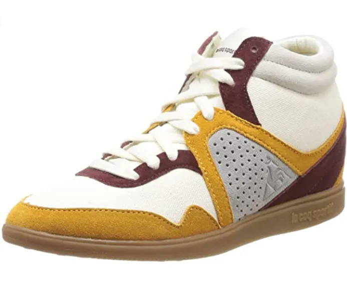 Le Coq Sportif Monge Heavy Canvas 1311339 Flexible Tread Pattern Vertical Groove Flex