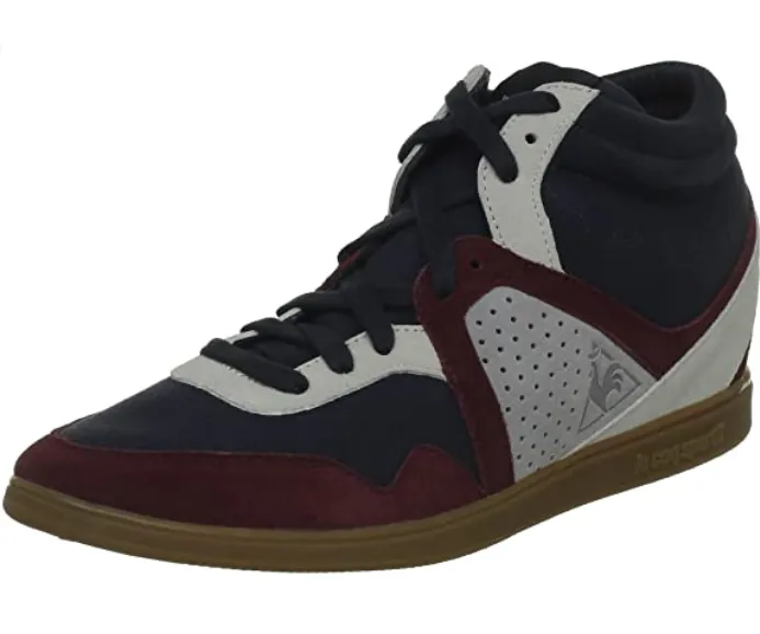 Le Coq Sportif scarpa da donna con rialzo Monge Heavy canvas 1311340 blu bordeaux lightweight design shoes
