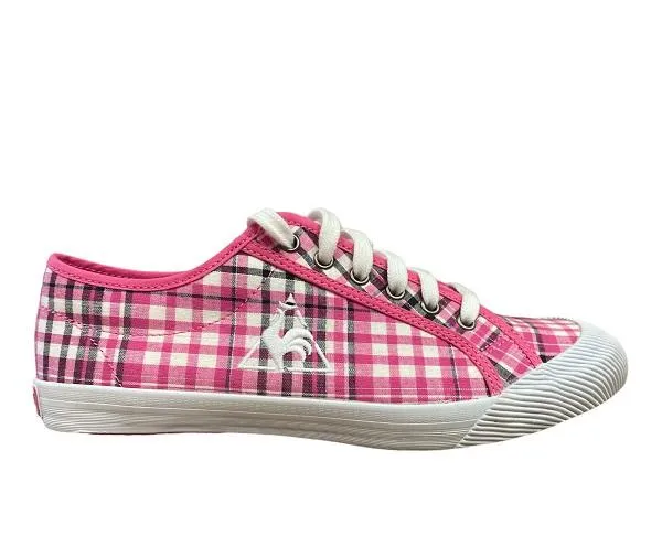 Low Top Style Asymmetric Lacing System Le Coq Sportif scarpa sneakers da donna Deauville Summer 1311582 rosa